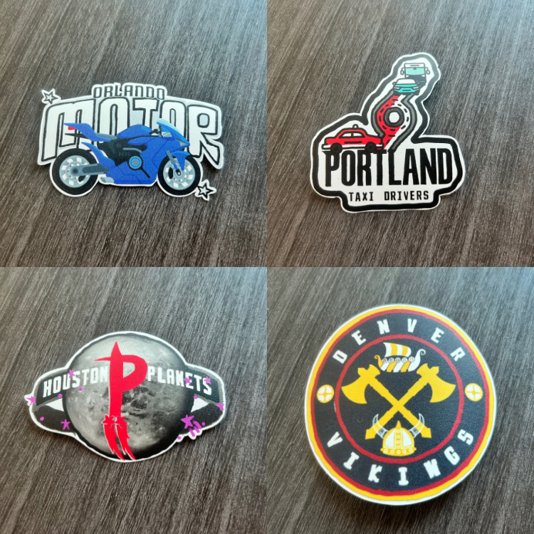 Recreated NBA Team Logo 章魚貼 5張15張30張  [預售]