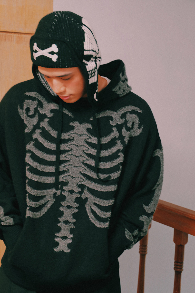 [D3C] Full Frame Hoodie Black