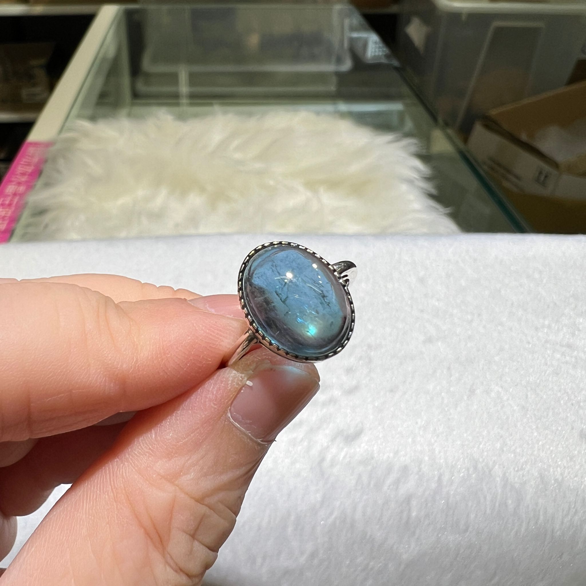 海藍寶戒指 #CA0006