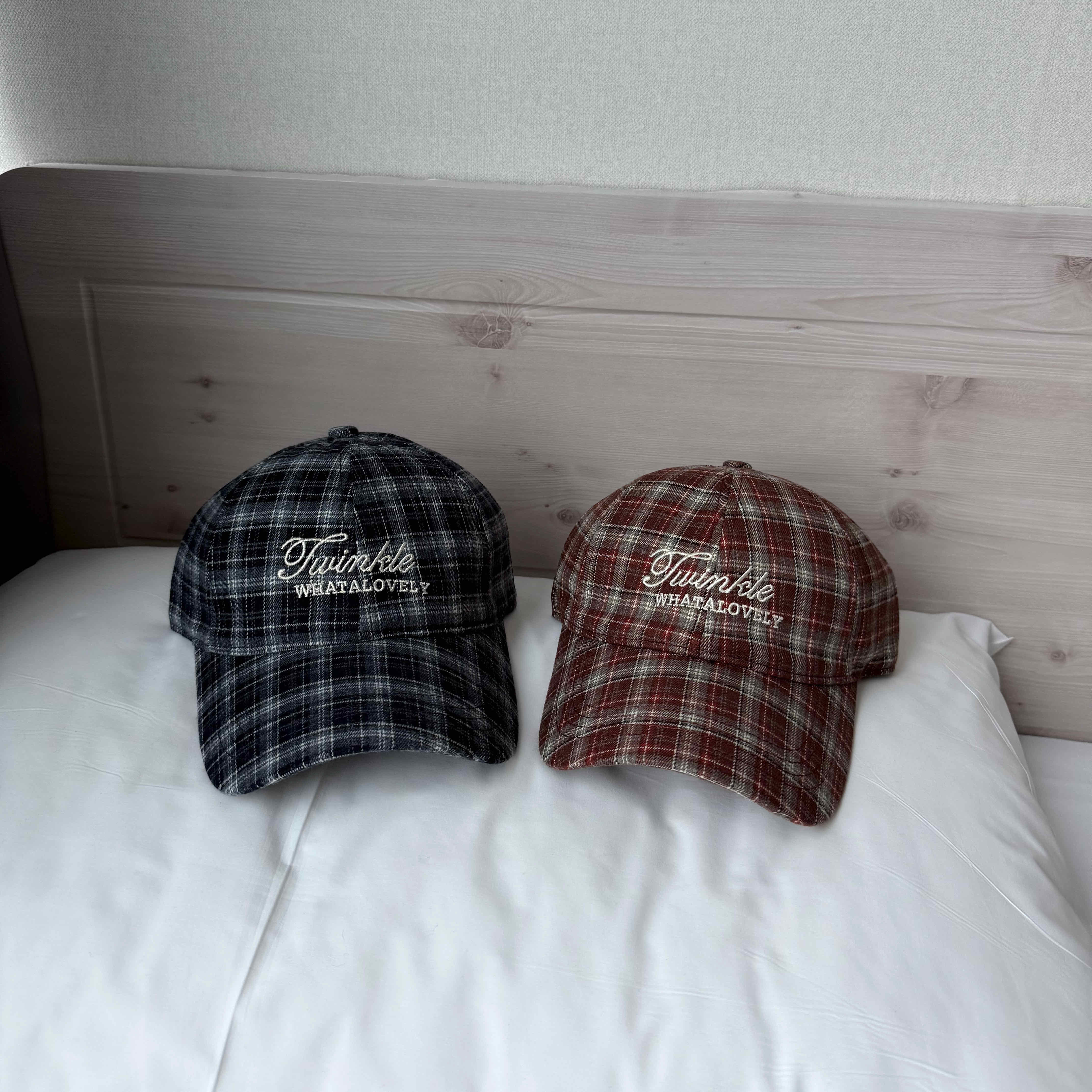 🇰🇷秋天的歐洲 格紋鴨舌帽｜2 color