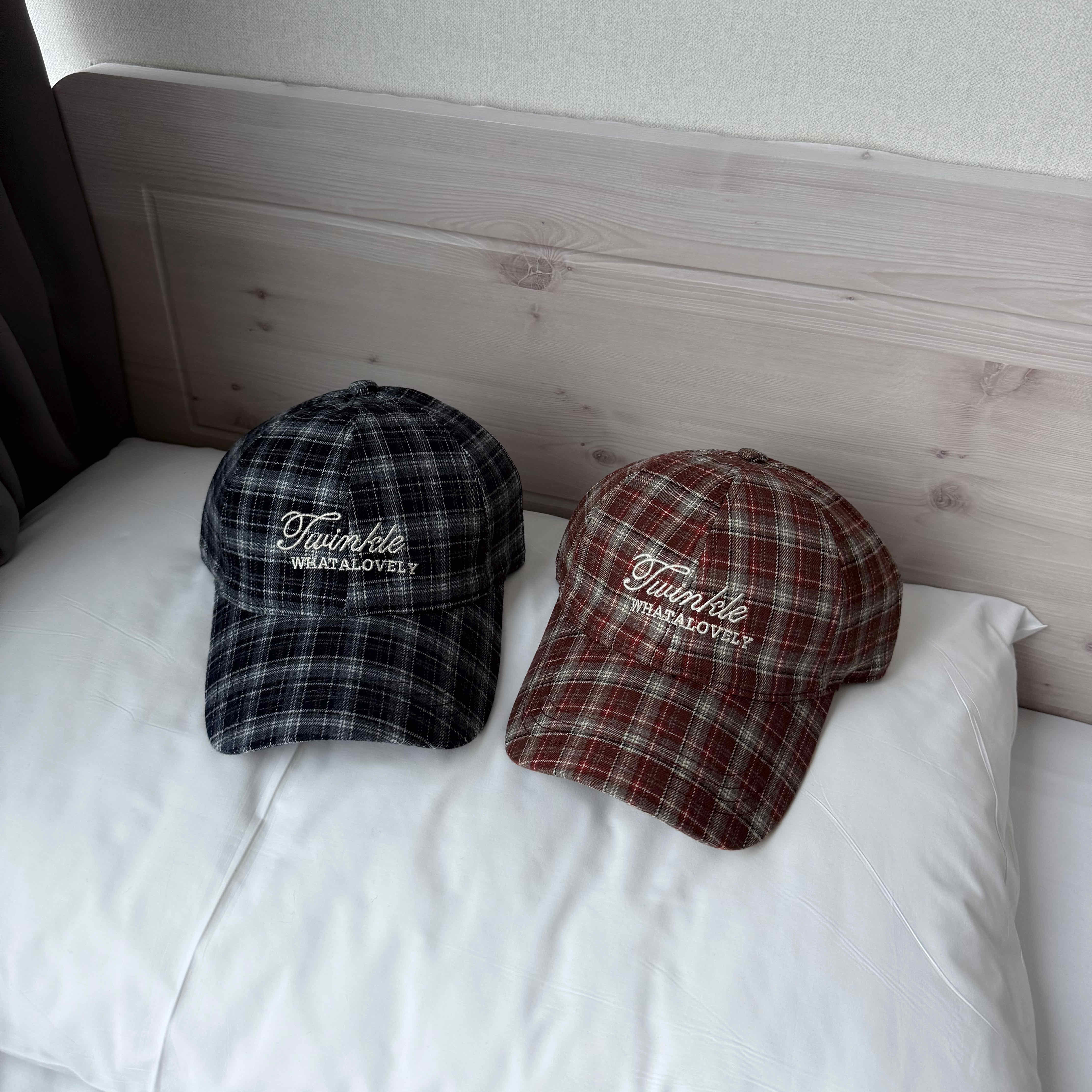 🇰🇷秋天的歐洲 格紋鴨舌帽｜2 color