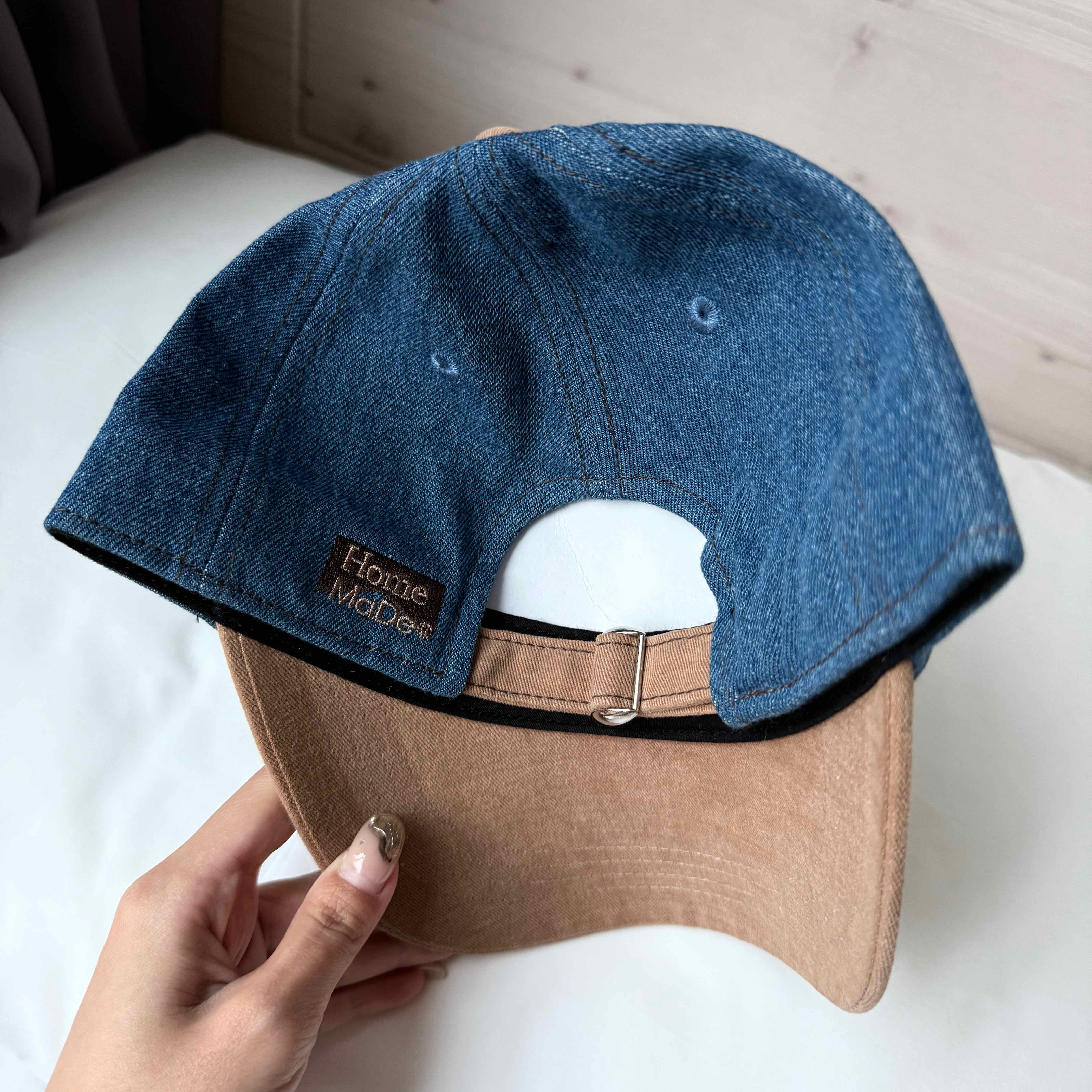 🇰🇷小男孩風牛仔刺繡鴨舌帽