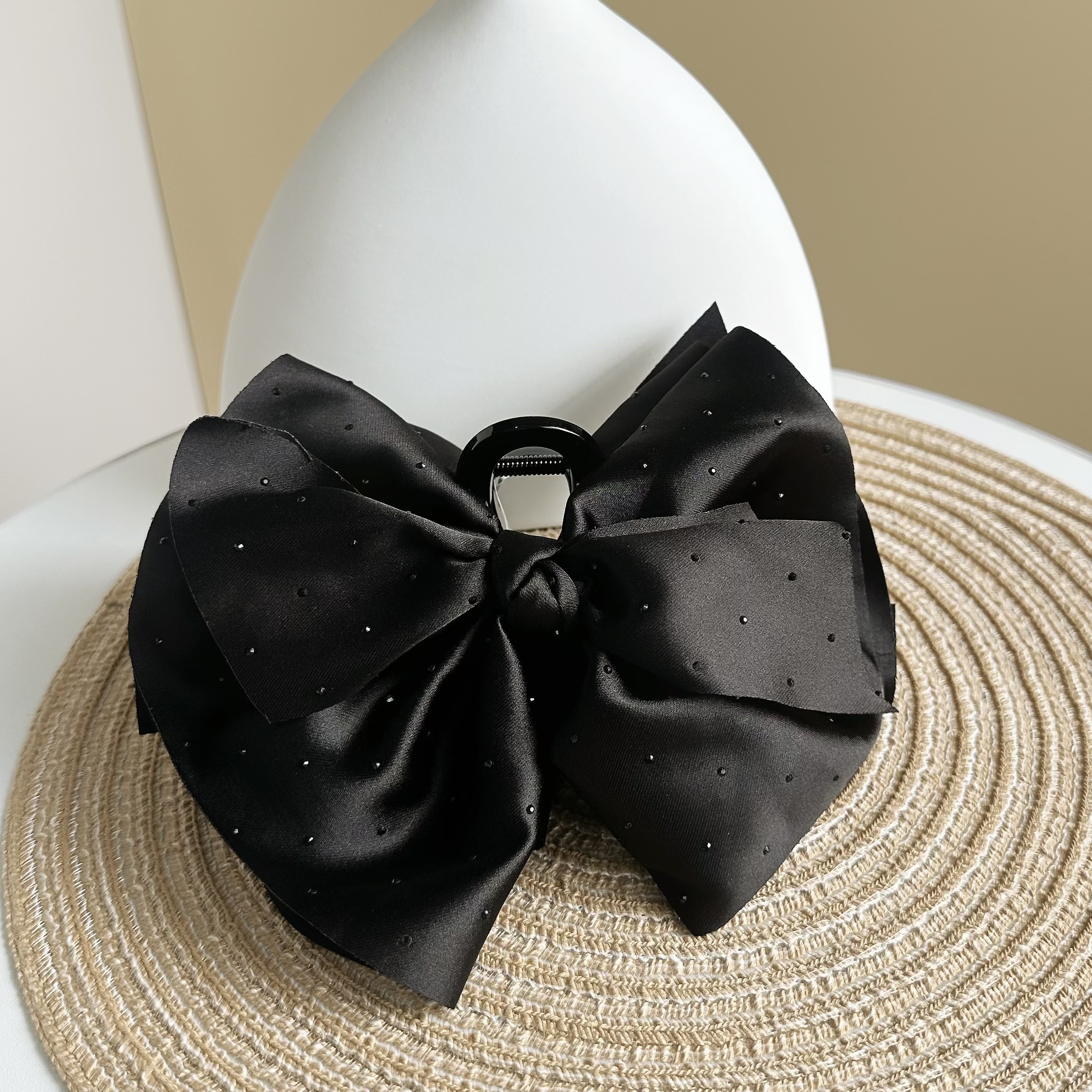 Z290碎鑽滿天星蝴蝶結鯊魚夾