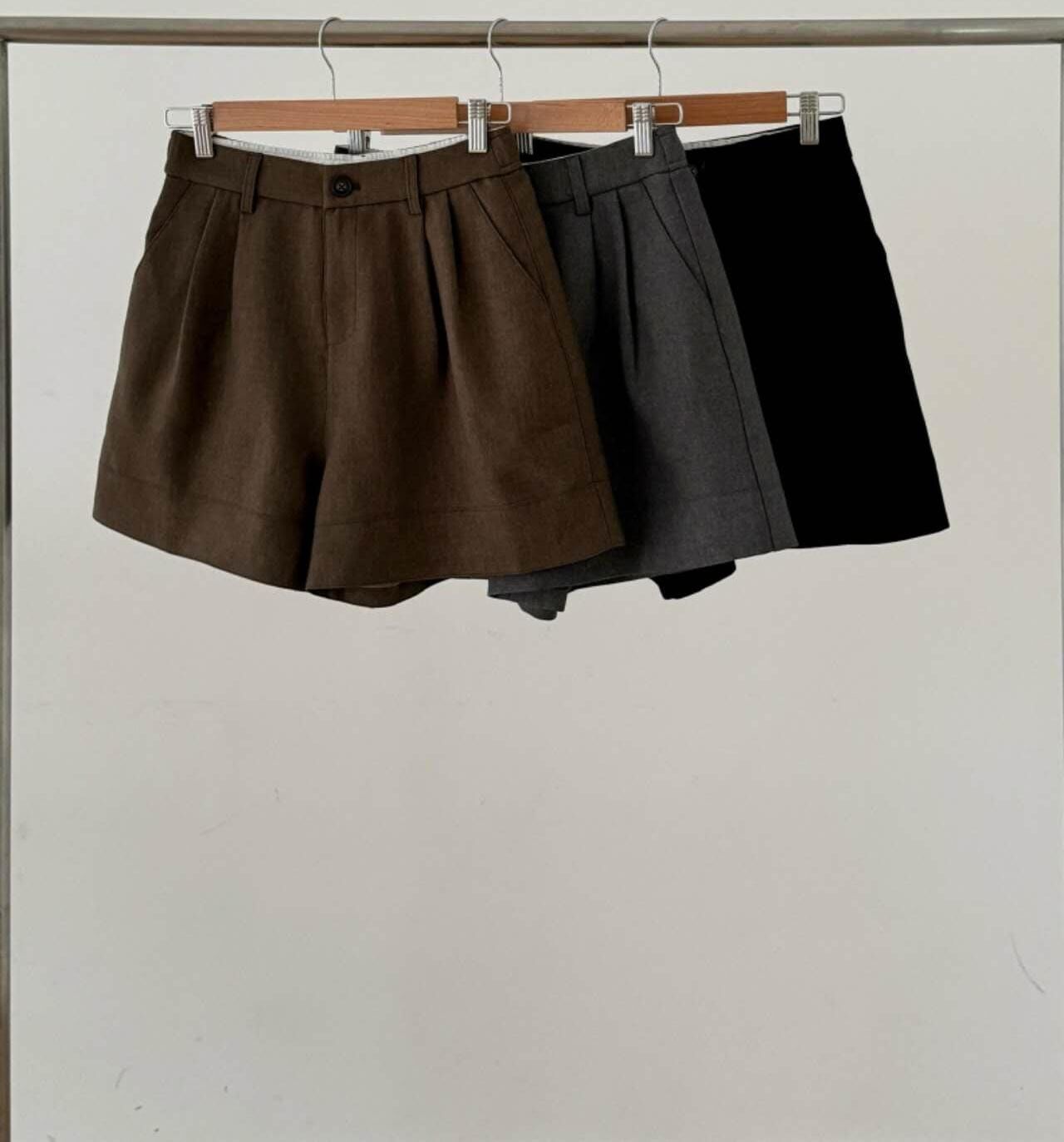 DR5060 腰綫拼色西裝休閑短褲