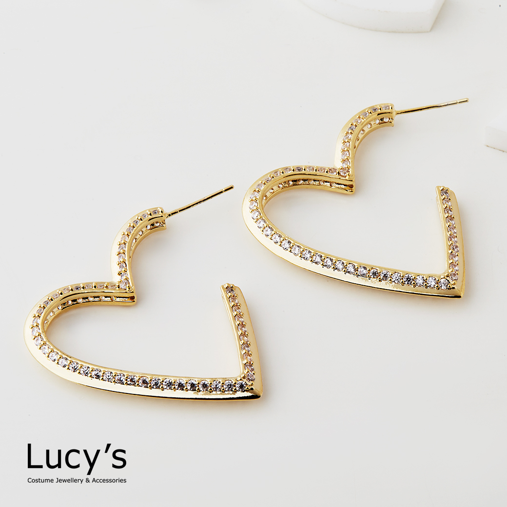 愛在耳畔 耳環 (二色) (124235/124236)