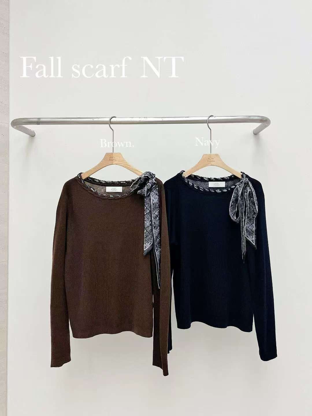 AS5024 復古拼邊絲帶蝴蝶結長袖上衣