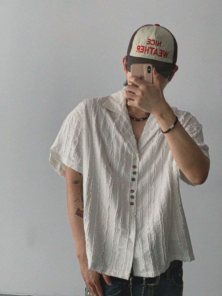 Uniq Damage 短袖襯衫