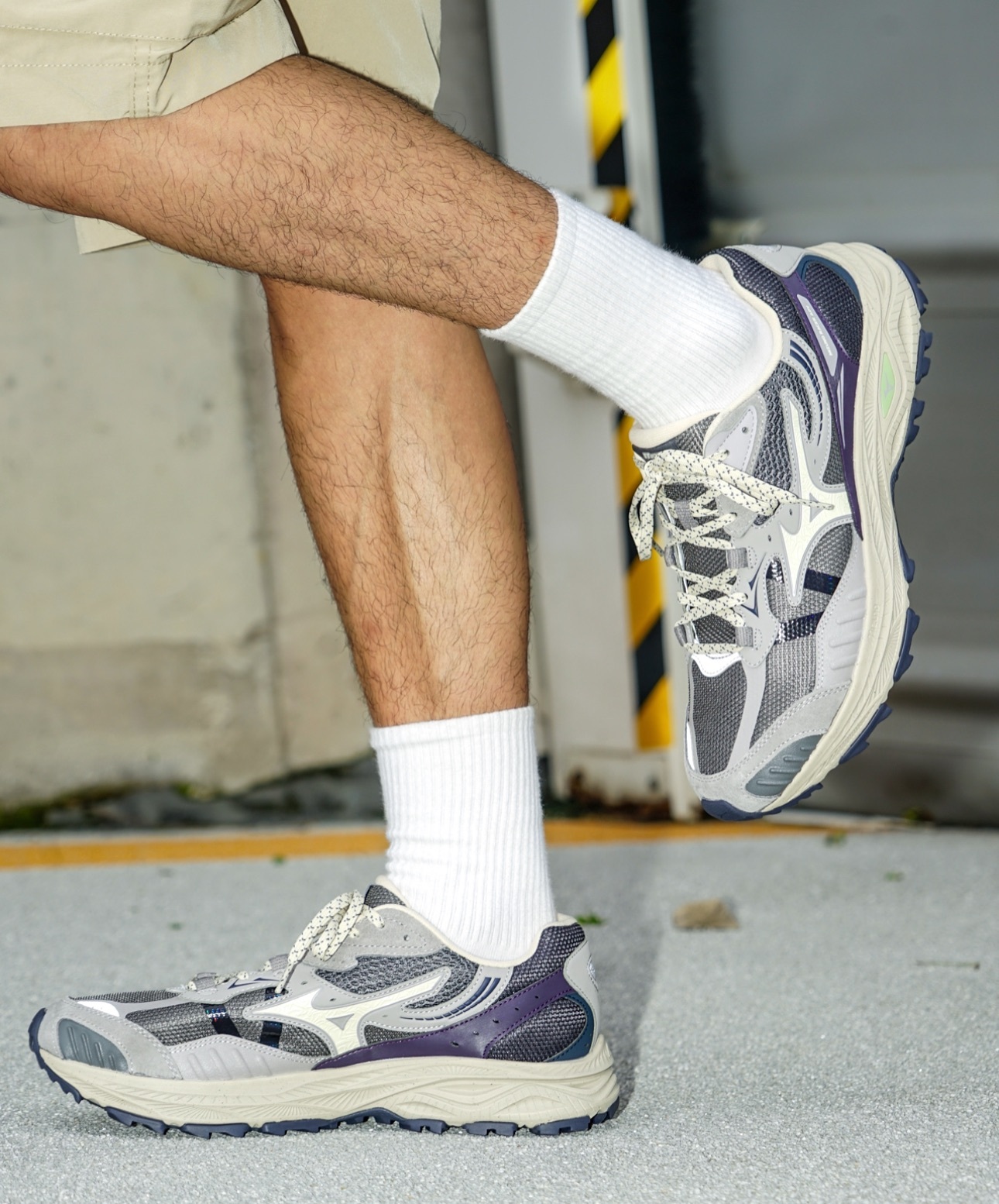 Mizuno Racer ADV Grey Purple紫雲霧灰 山系戶外跑鞋 D1GH241211