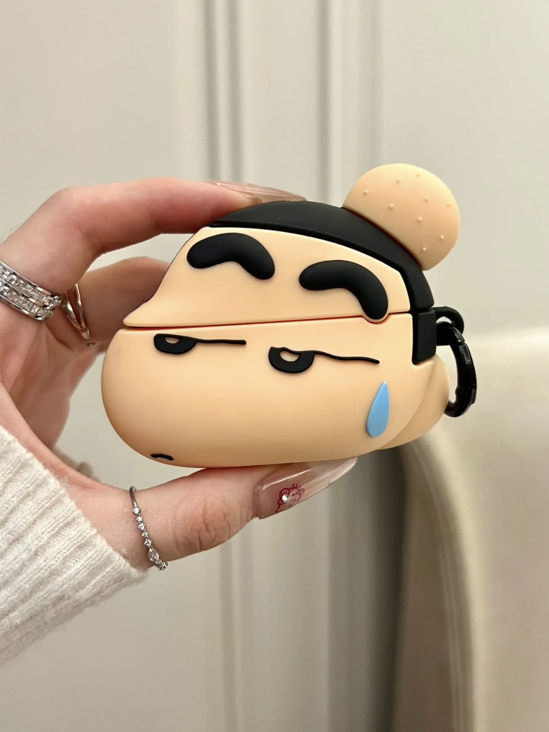 頭上腫一包 蠟筆小新 耳機殼