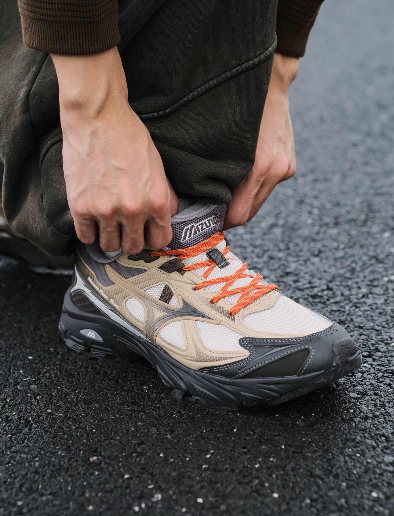 Mizuno FIYI TL V2 BROWN BLACK 黑棕橙 山系 跑鞋 D1GH251908