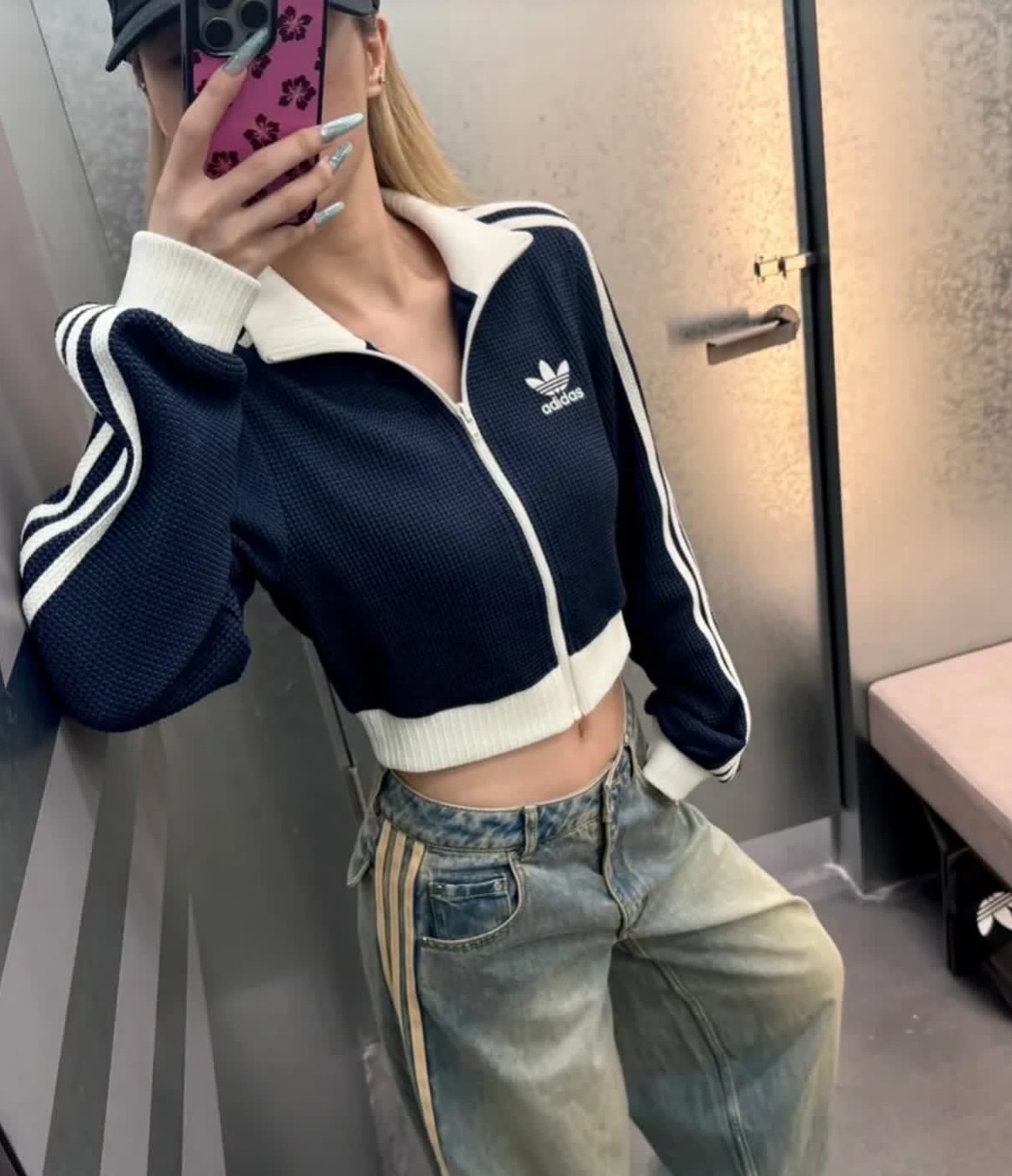 Adidas Originals TRACK TOP SS25 CROP JACKET 短版拉鏈外套