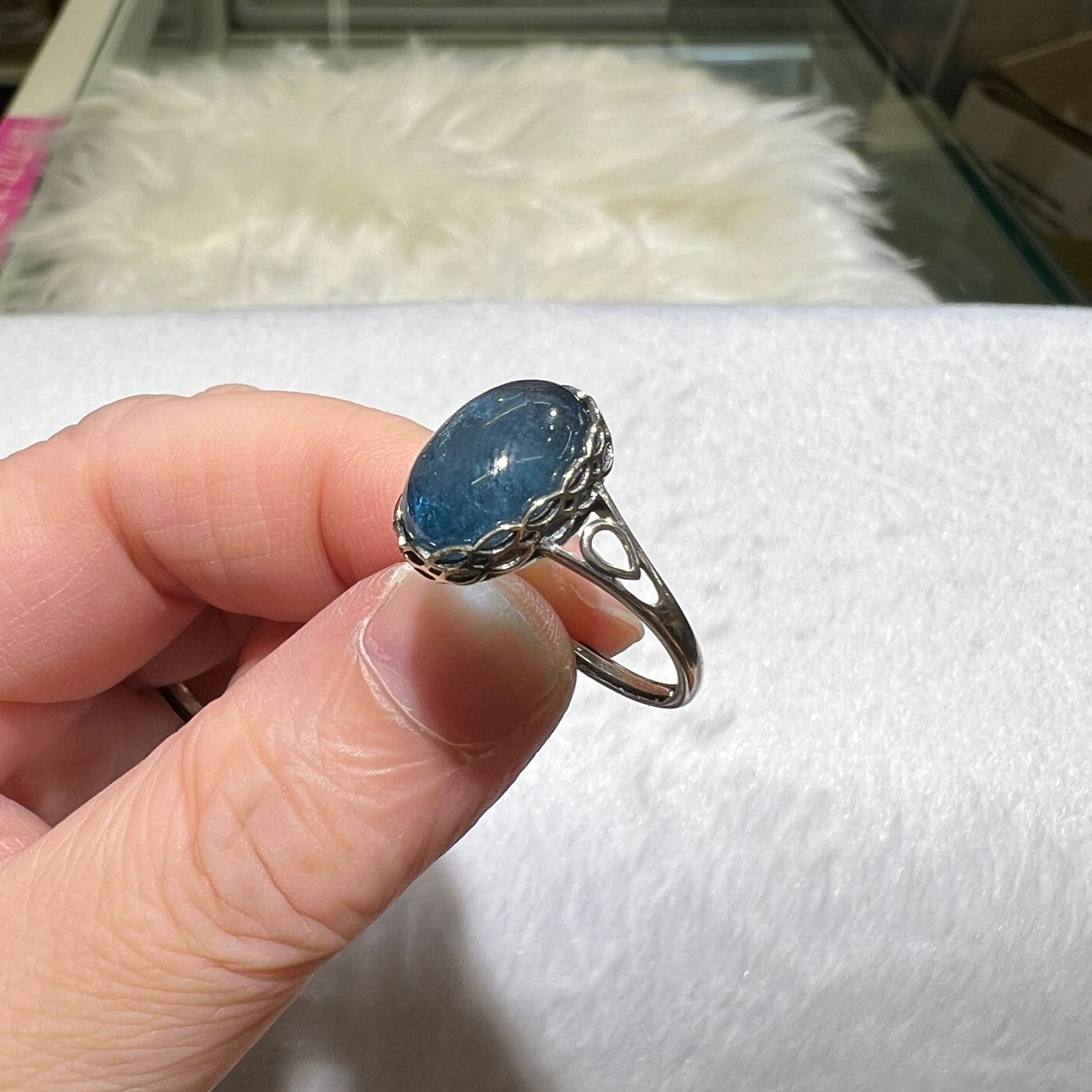 海藍寶戒指 #CA0007