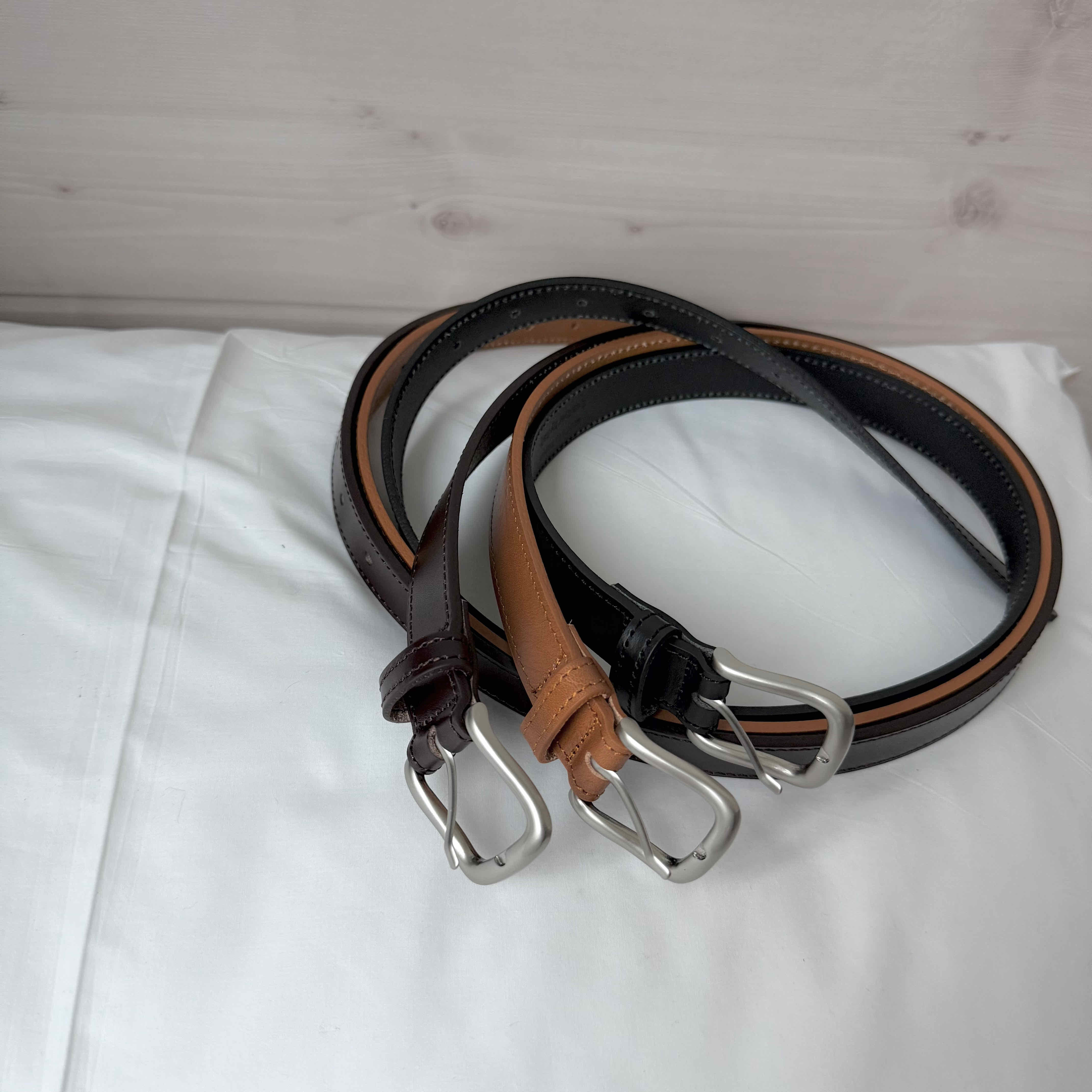 🇰🇷義大利牛皮 經典百搭車線皮帶｜4 color