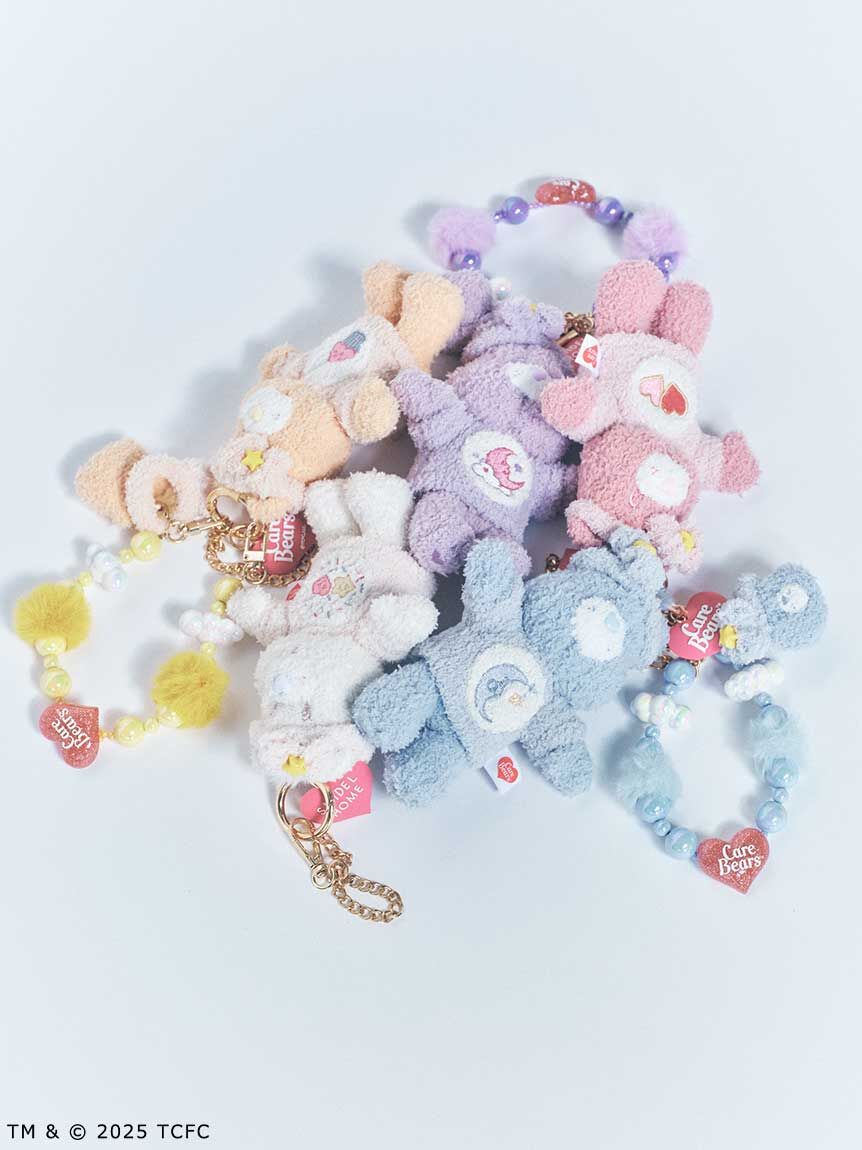 預購┃SNIDEL HOME Care Bears 彩虹熊 愛心熊 毛絨絨 愛心 娃娃 吊飾