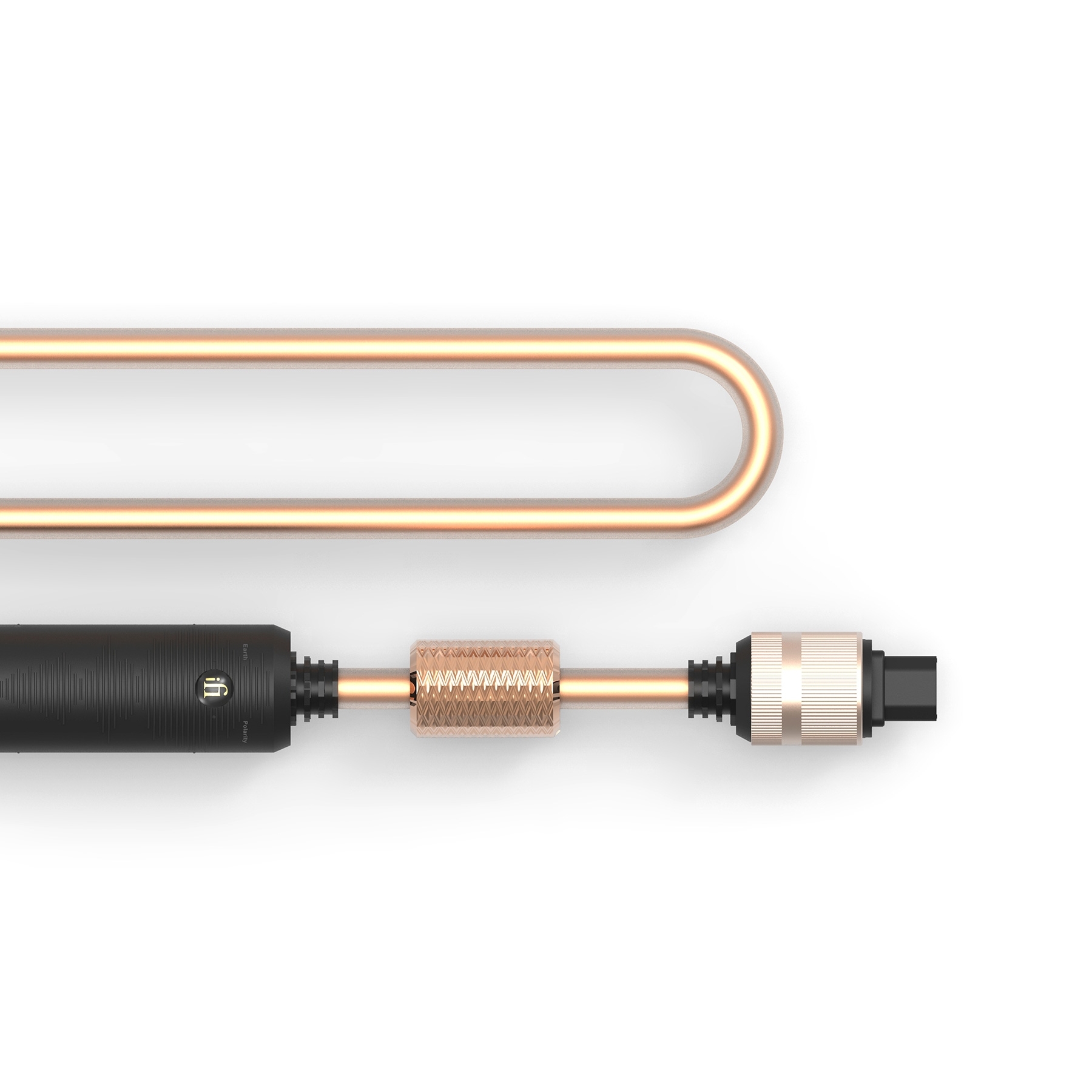 英國 iFi – SupaQuasar 發燒級主動式電源線 | Active Noise Cancellation2 技術 | Ultra Heavy OFHC純銅 | 美式,英式 1.8M