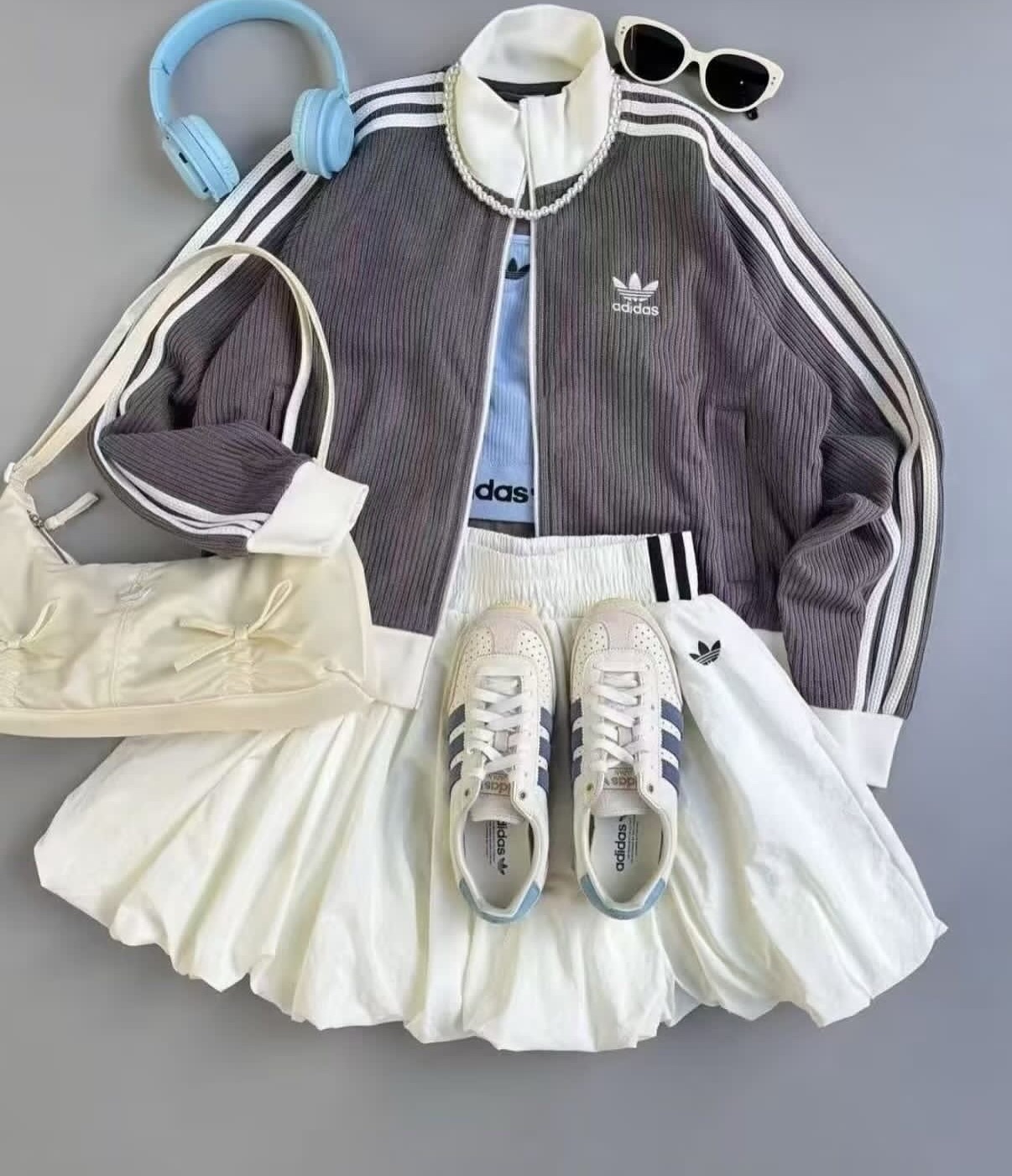 Adidas Originals TRACK TOP SS25 CROP JACKET 短版拉鏈外套