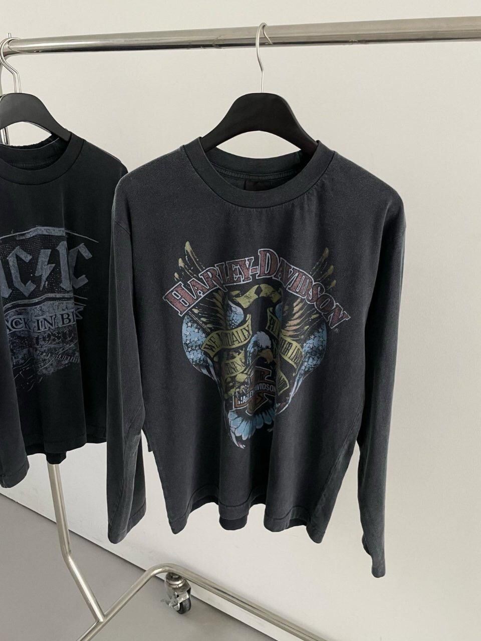 洗水英文字圖案長袖衫 ARCHIVE-378T