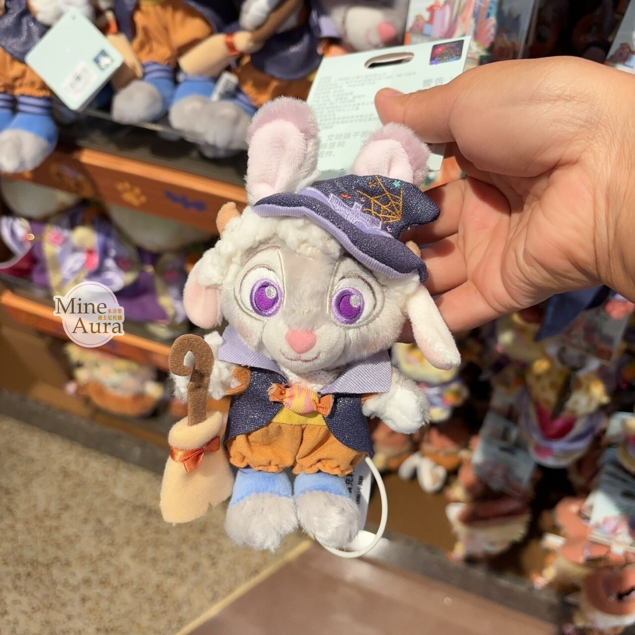 2025 萬聖節 動物方城市 Zootopia 哈茱蒂 Judy 兔 絨毛 鑰匙圈 吊飾 -上海迪士尼樂園