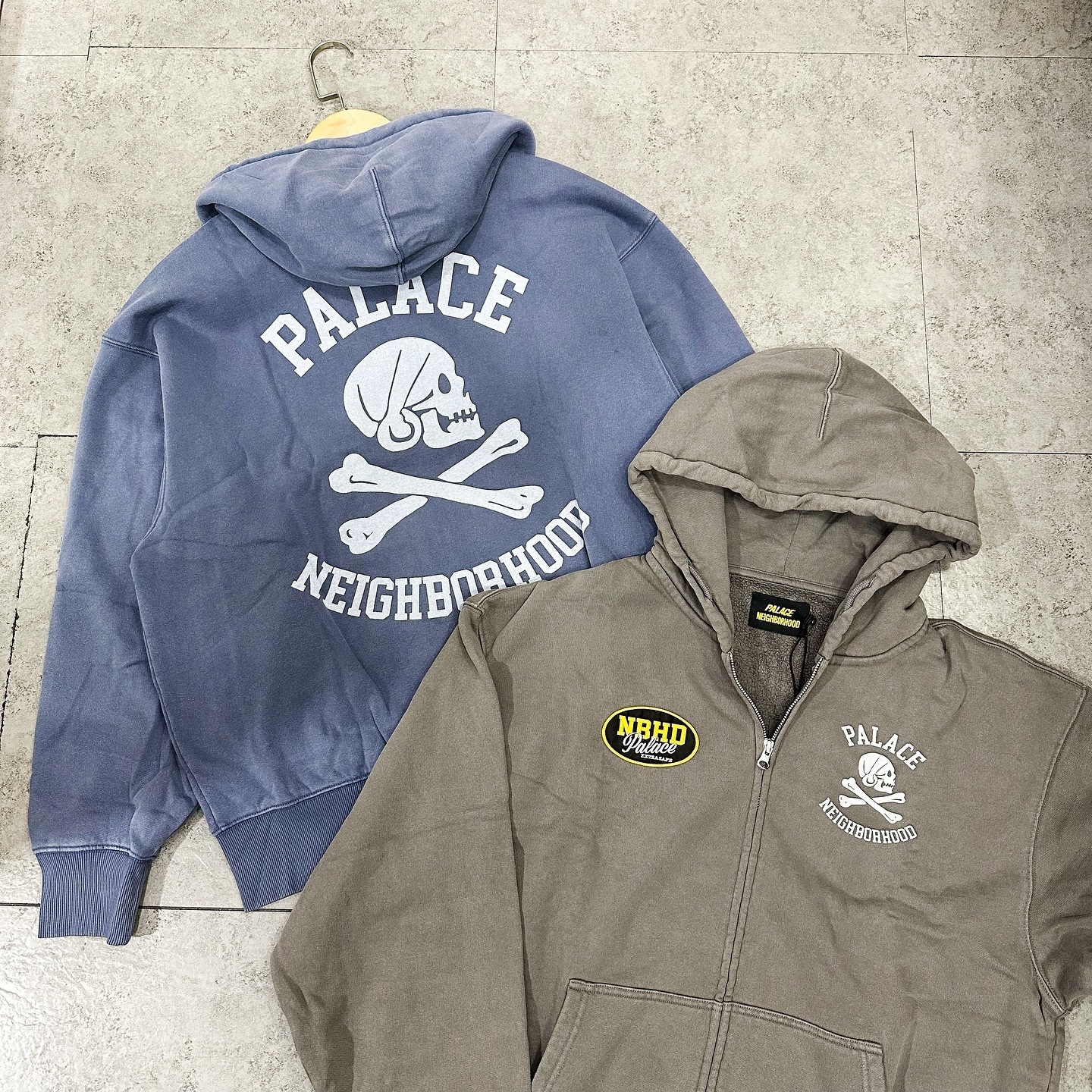 トップス PALACE x NEIGHBORHOOD Skull Zip Hood PALACE NEIGHBORHOOD SKULL ZIP HOOD PALACE x NEIGHBORHOOD Skull Zip