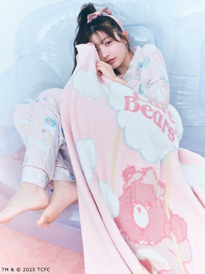 預購┃SNIDEL HOME Care Bears 彩虹熊 愛心熊 毛絨絨 針織 毛毯