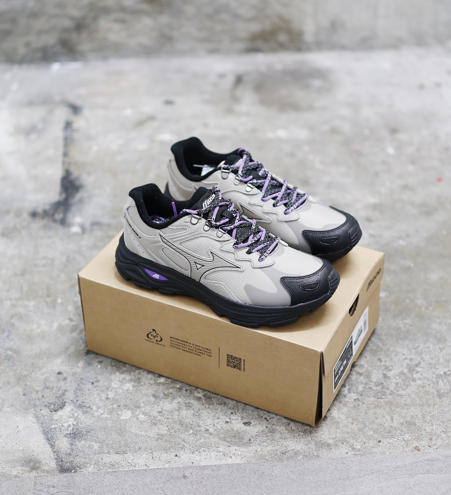 Mizuno Racer S Khaki Purple 山系防潑水卡其紫  D1GH263502