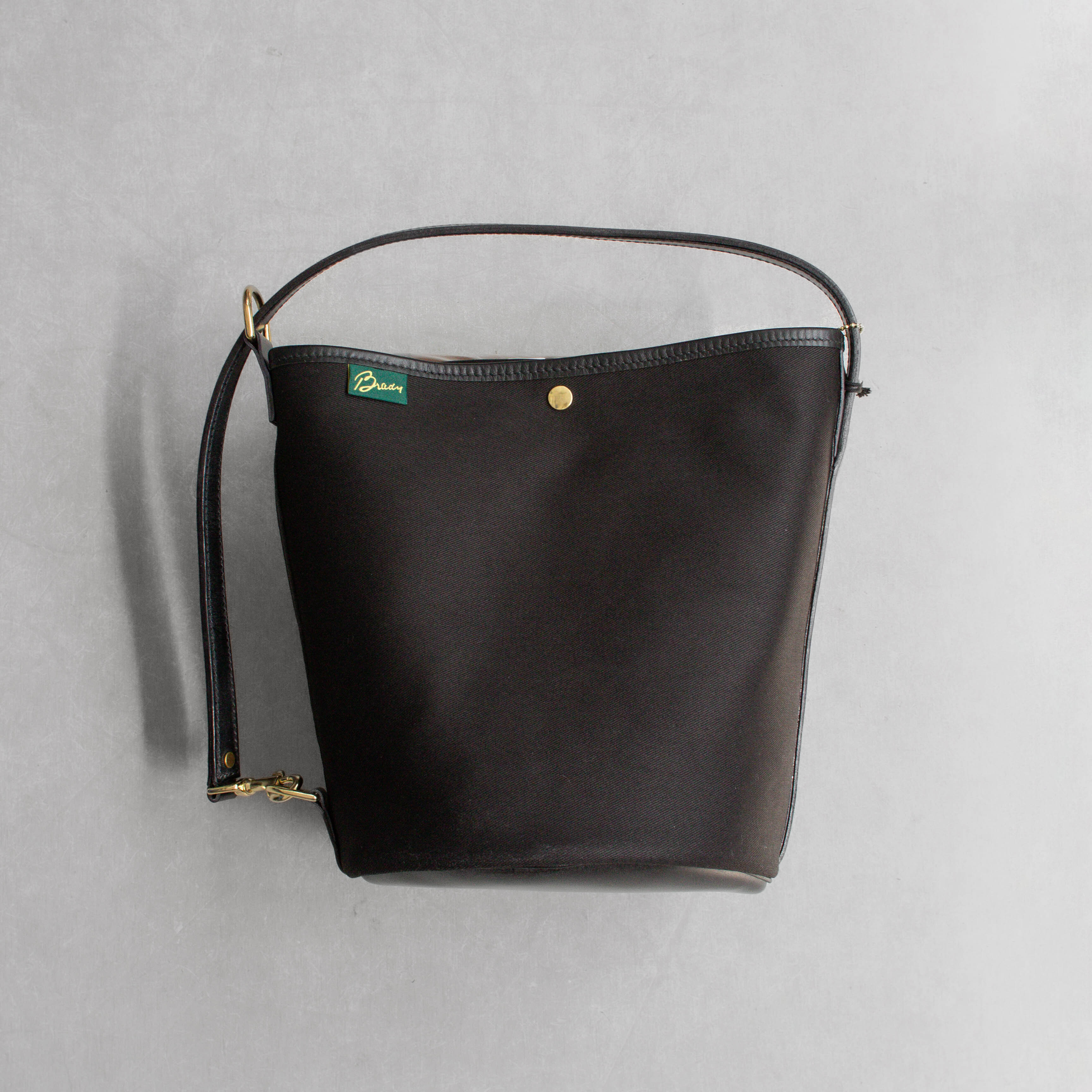 BRADY FROME 2 COLORS 皮革 帆布 肩背 水桶包