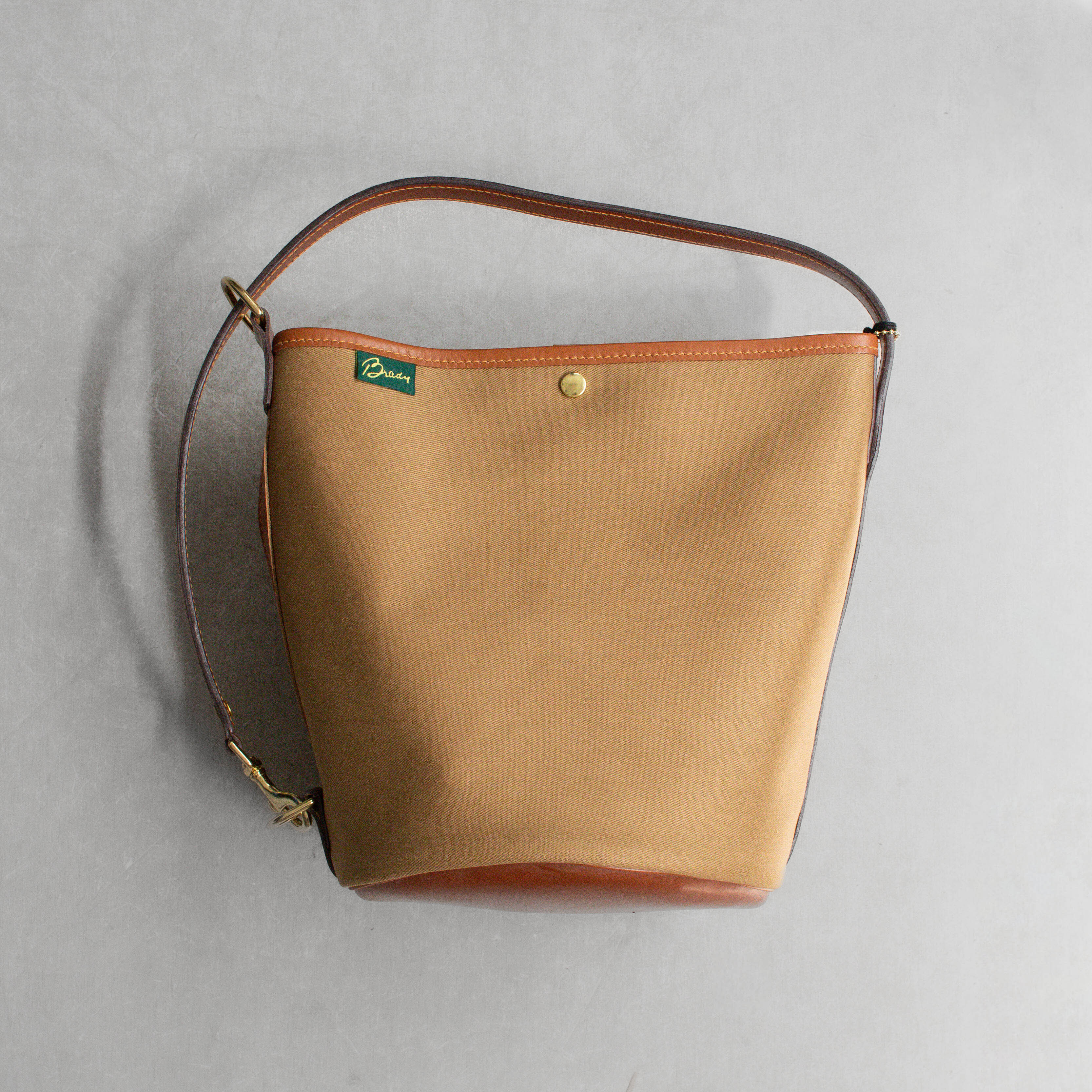 BRADY FROME 2 COLORS 皮革 帆布 肩背 水桶包