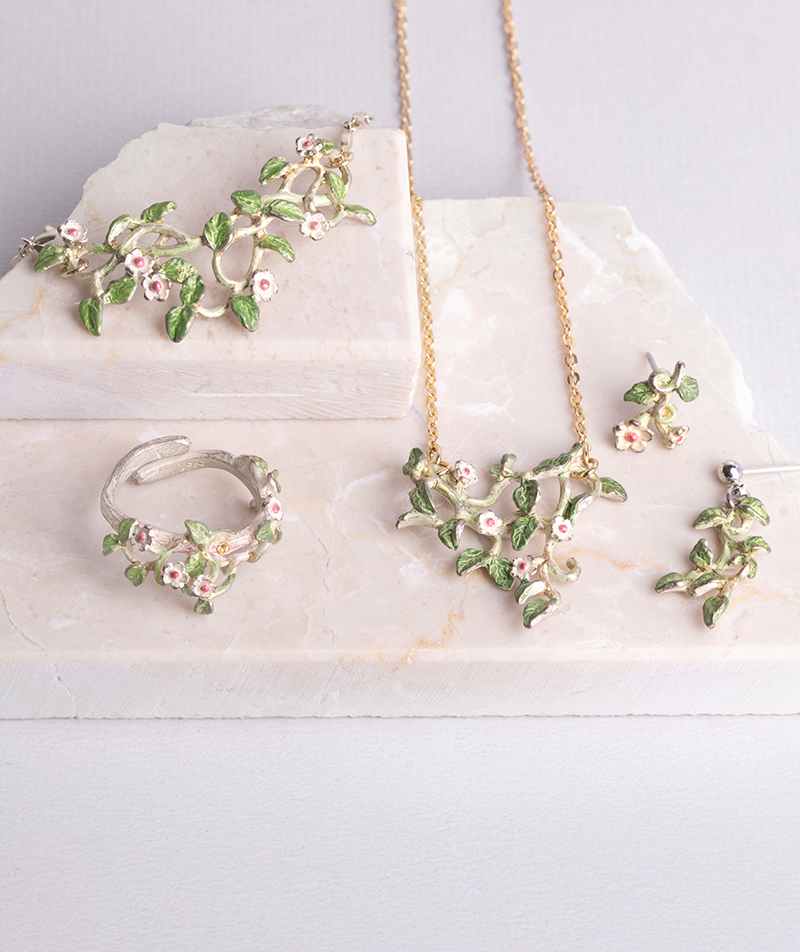 常春藤耳環/戒指/手鍊/頸鏈