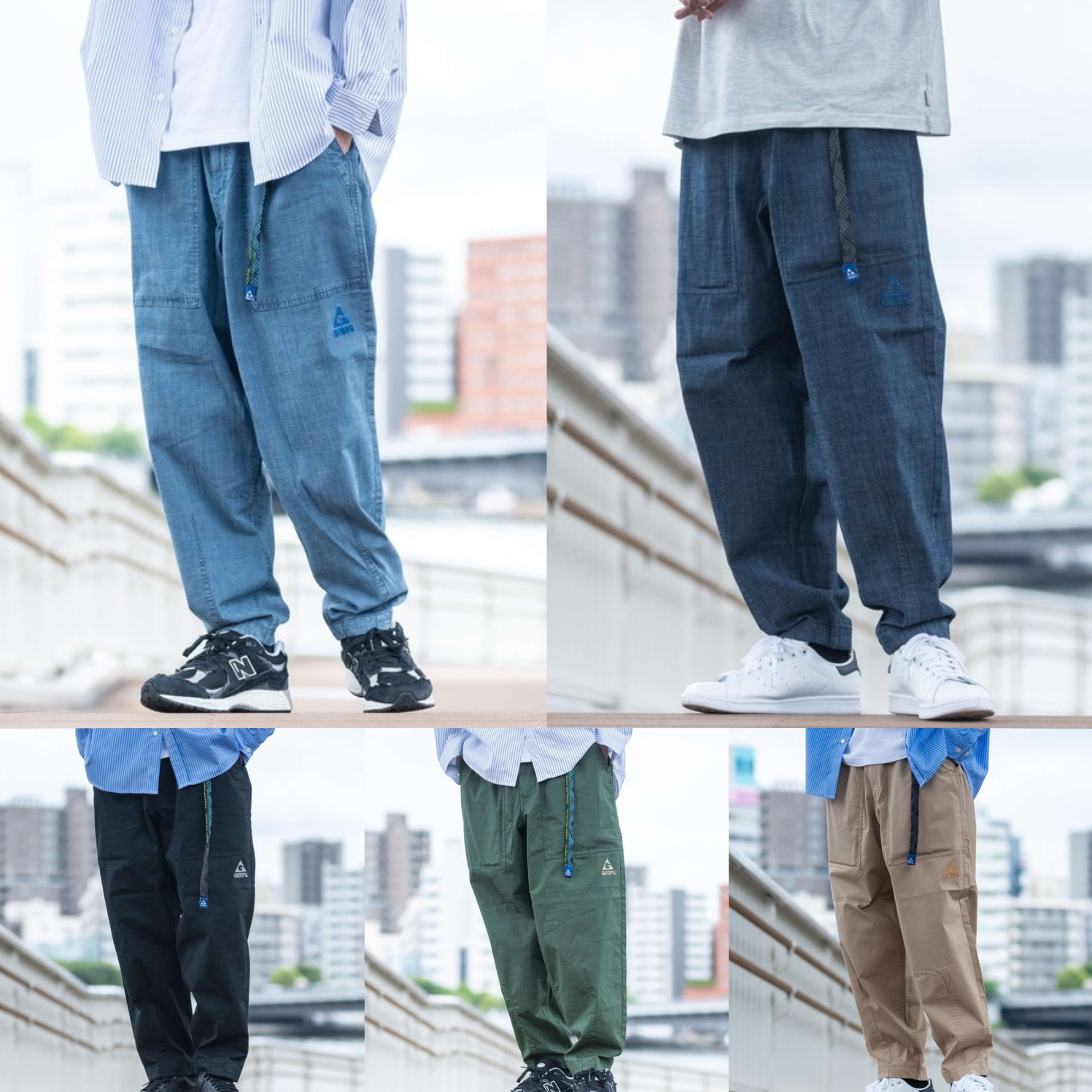 JP GERRY 橡筋腰長褲（P9 JP299）