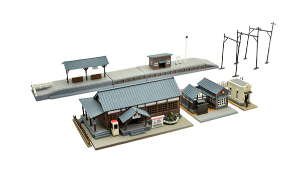 Tomytec 建物 073-1R N規 車站前套裝 1R