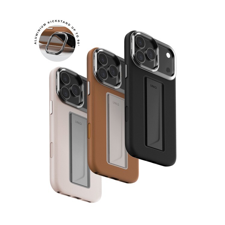 UNIQ Heldro Pro iPhone 17 系列鏡頭支架連腕帶防摔磁吸手機殼