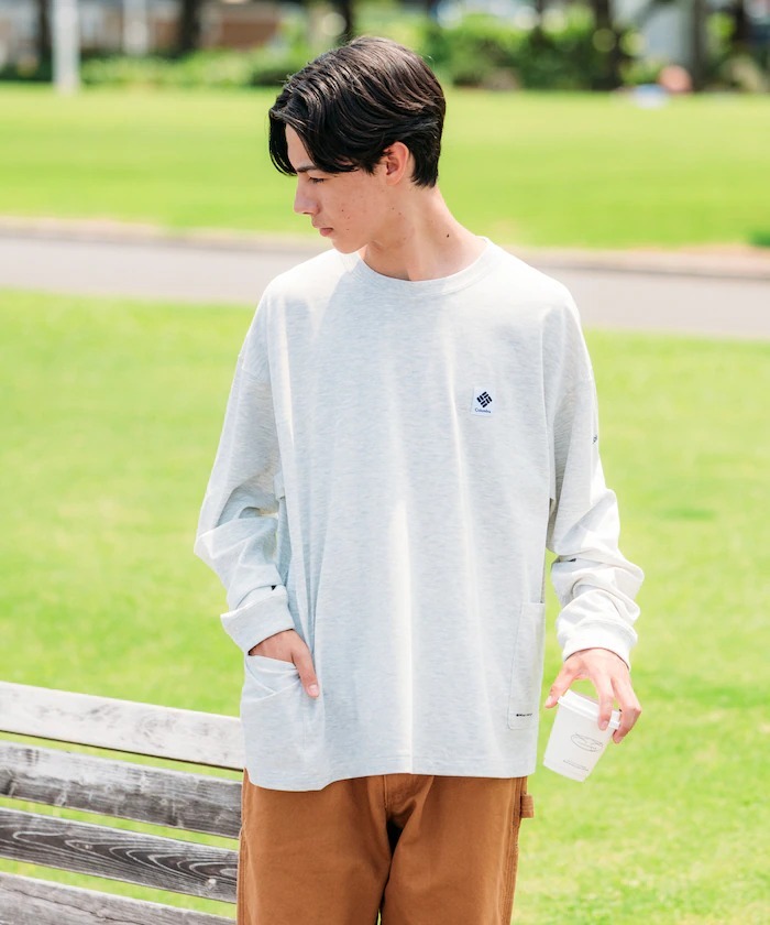 日本 Columbia x Freak's Store 別注 Side Pocket L/S T-Shirt