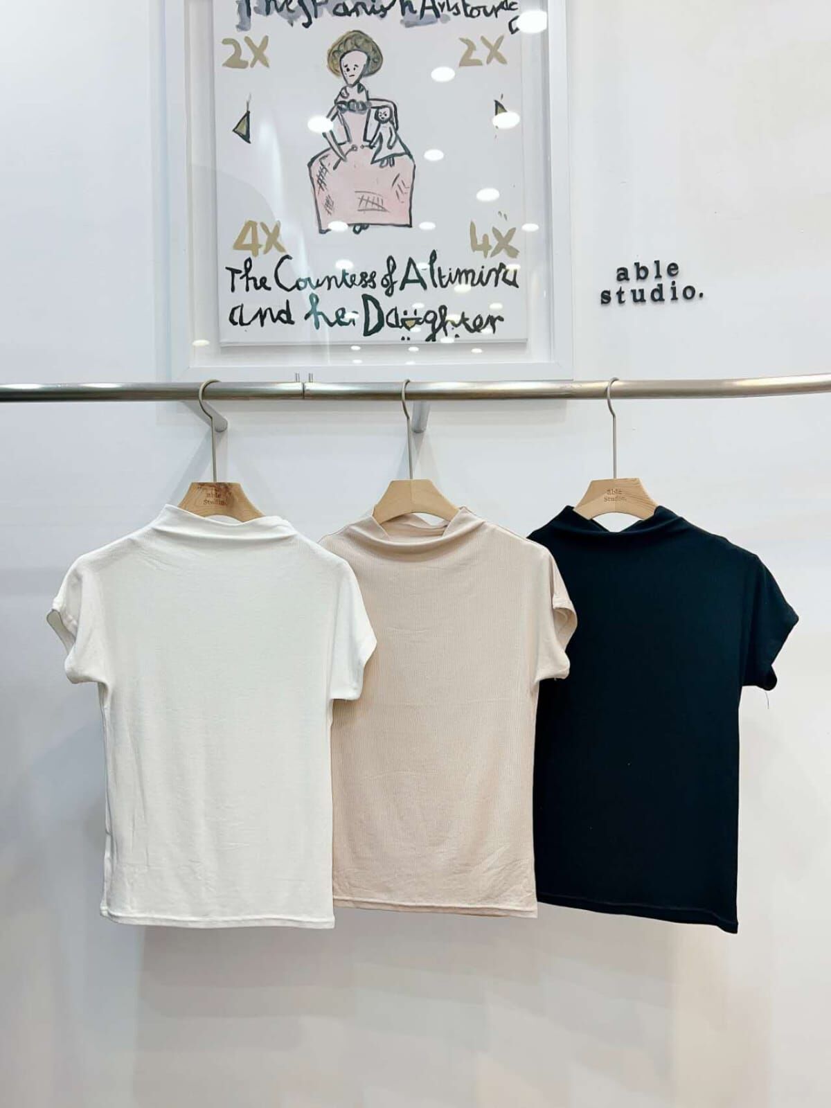 AS5030 軟綿飛飛袖小樽領上衣（買一送一）*優惠碼不適用*