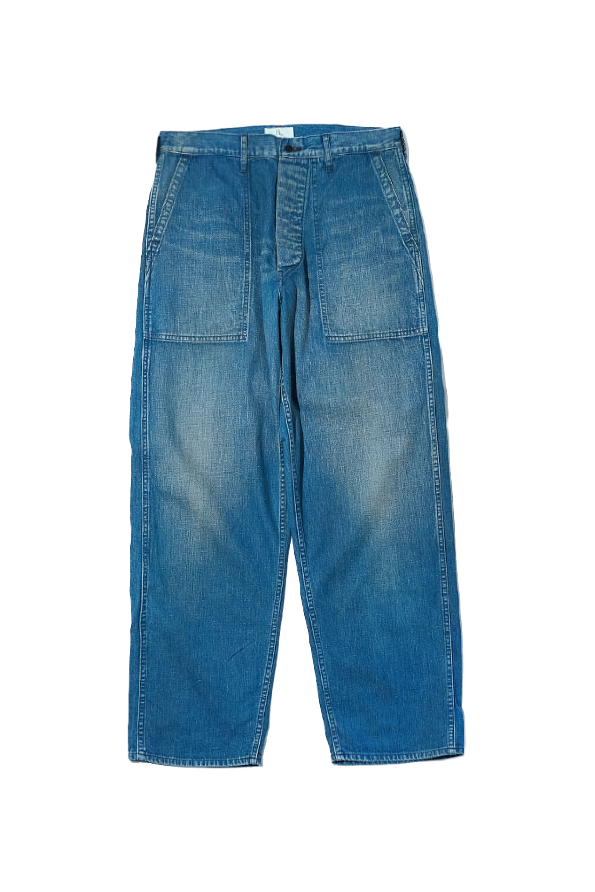 HERILL US NAVY DENIM TROUSERS