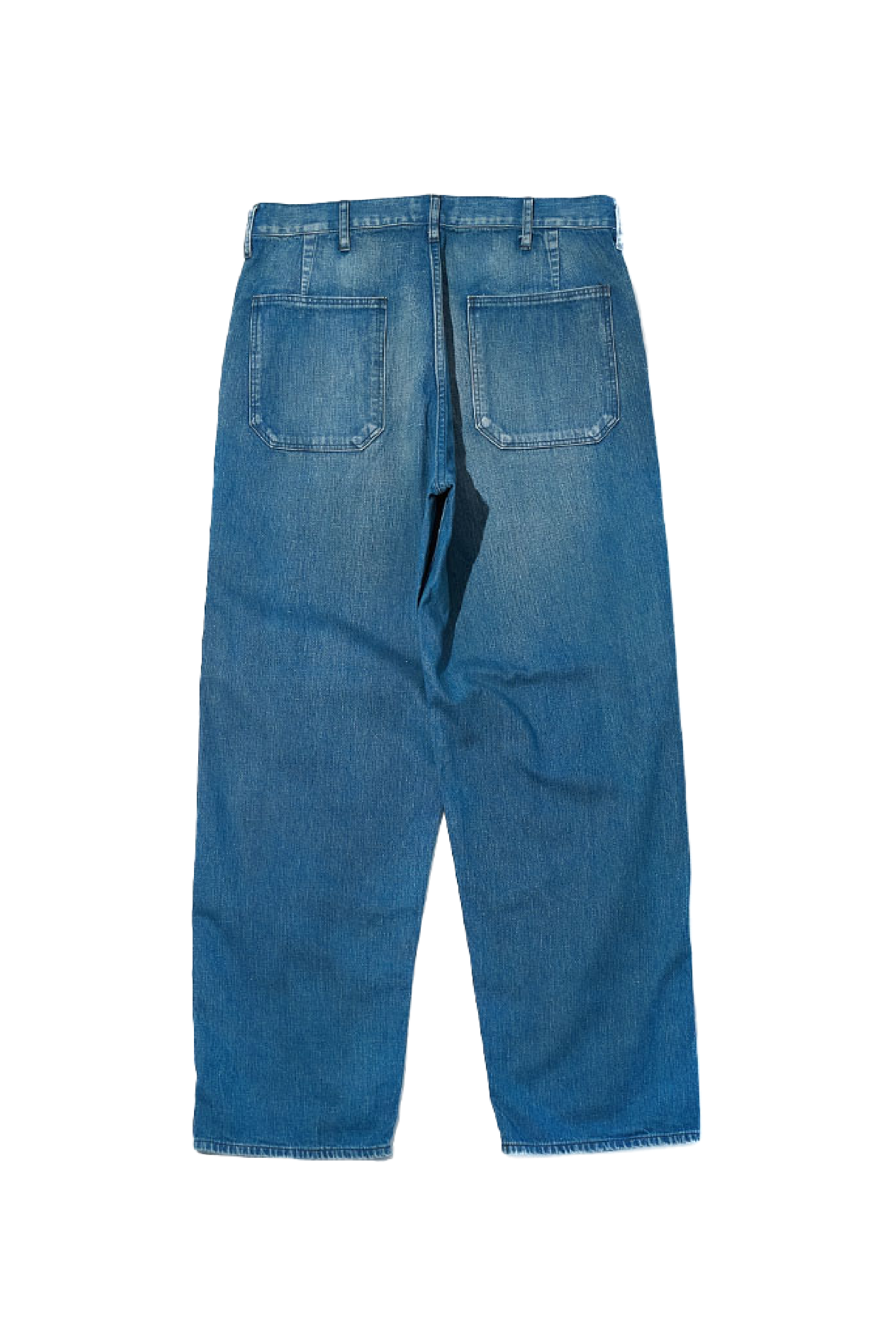 HERILL US NAVY DENIM TROUSERS