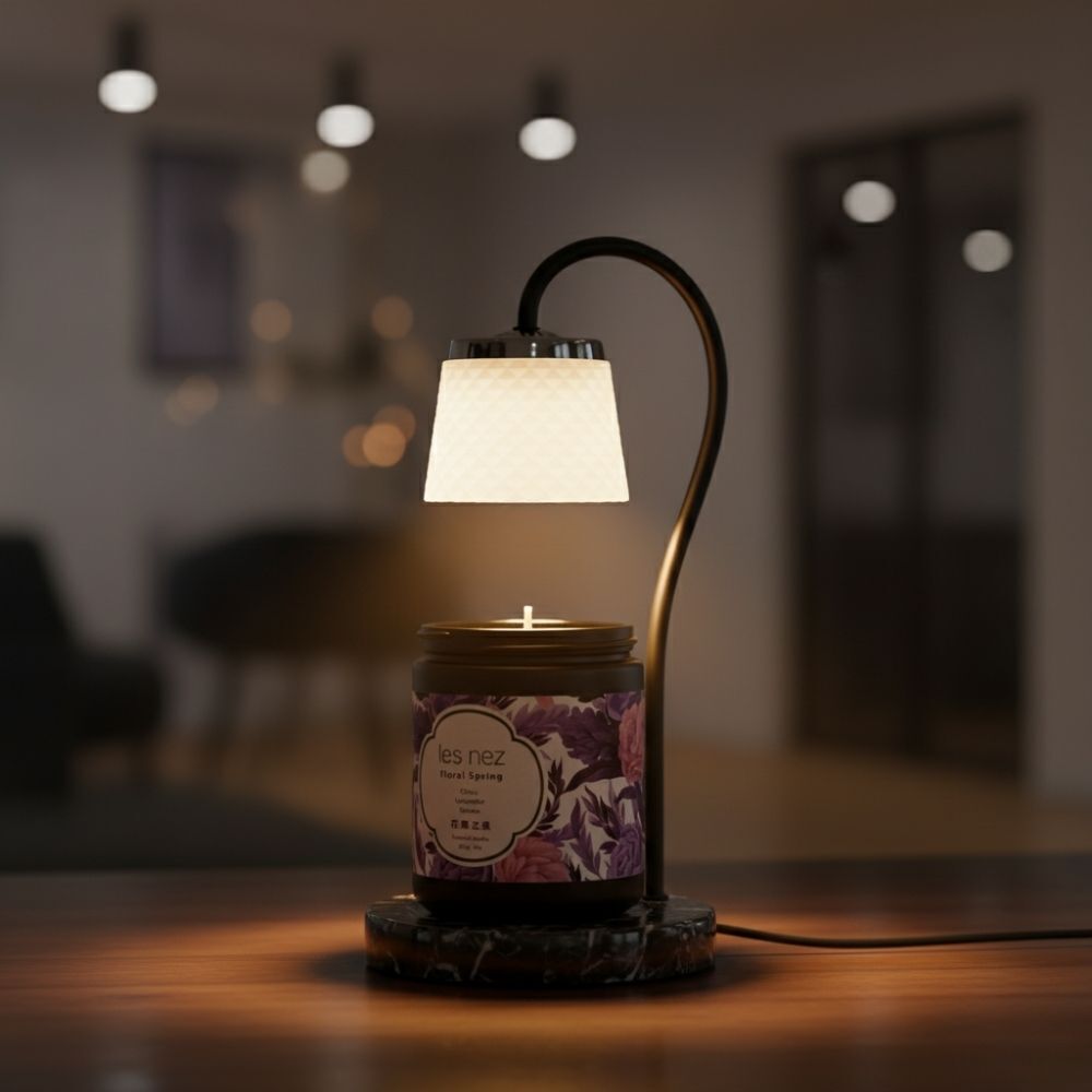 les nez 雲石玫瑰金鈴蘭 香氛融蠟燈