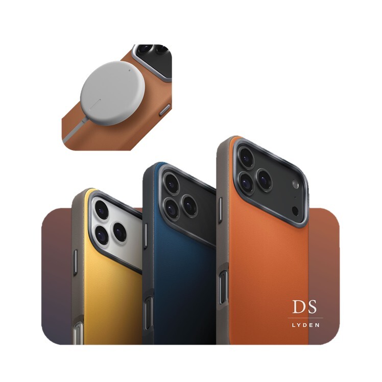 UNIQ Lyden DS iPhone 17 系列耐刮雙色皮革磁吸手機殼
