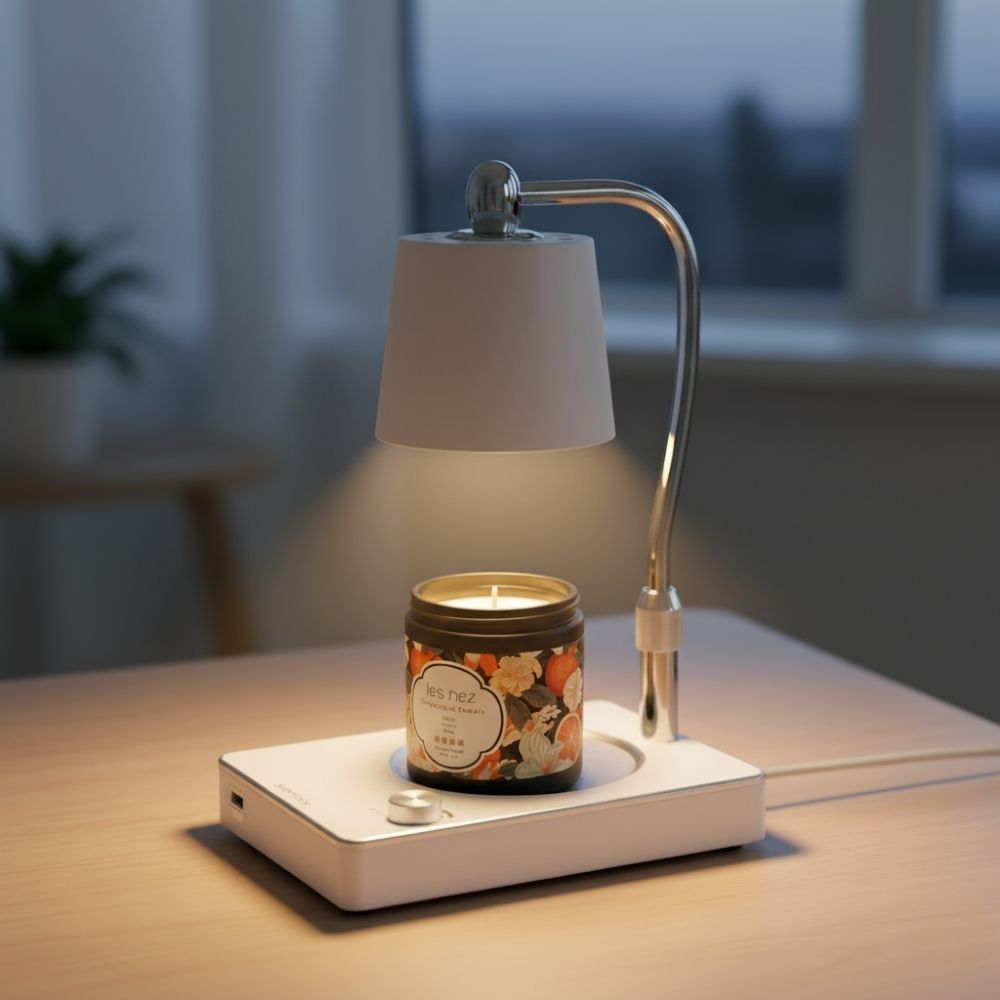 les nez 雪白銀 北歐風格  香氛融蠟燈 (絕版品)