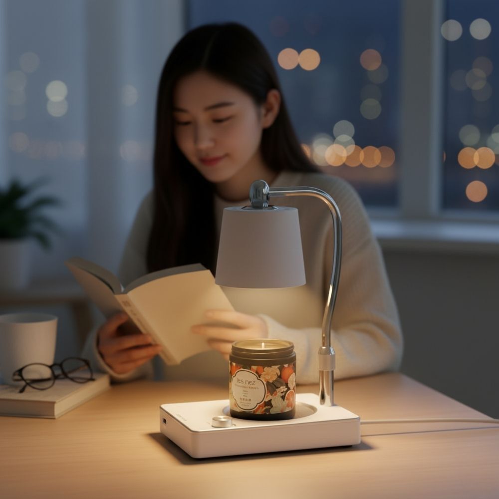 les nez 雪白銀 北歐風格  香氛融蠟燈 (絕版品)