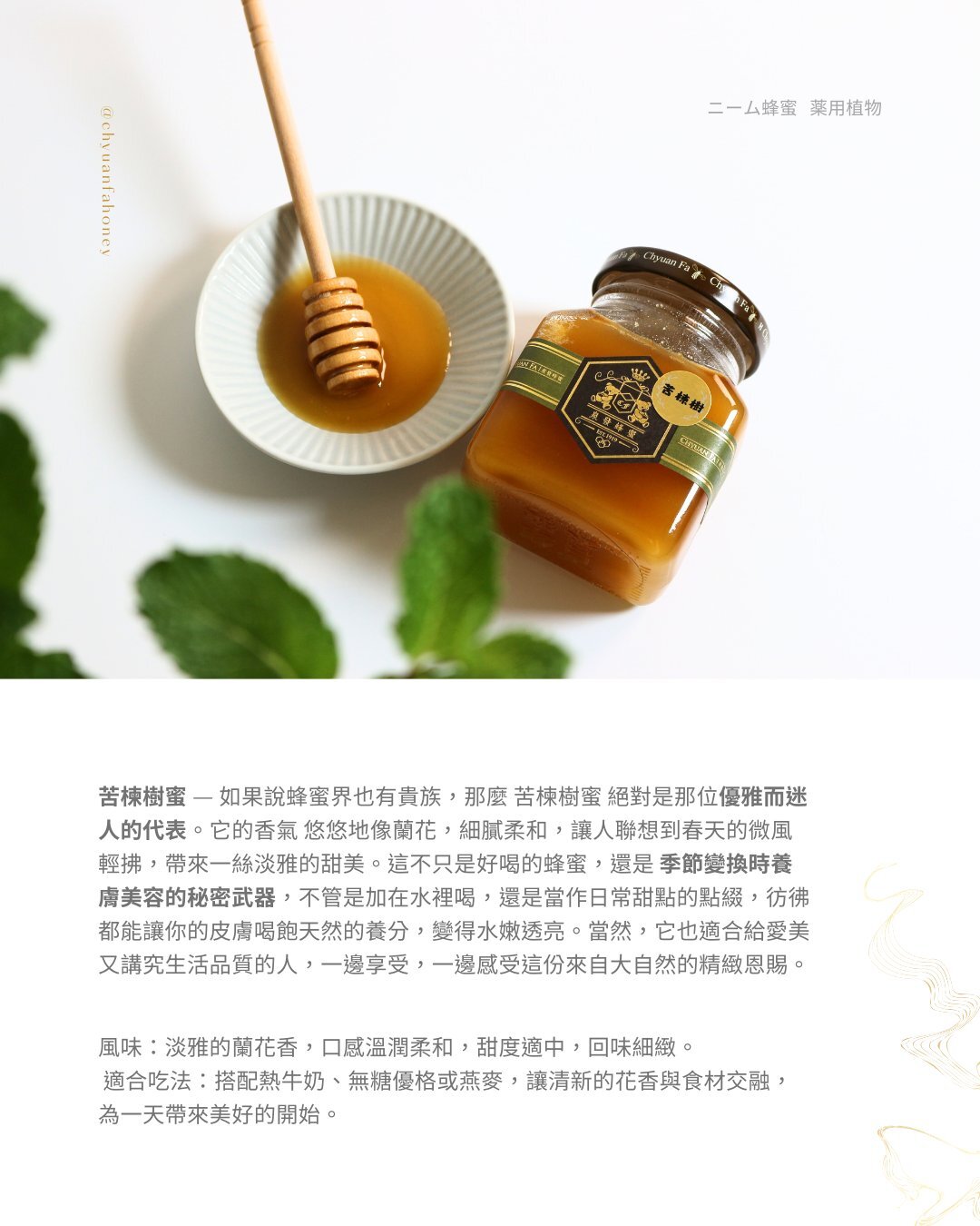 【直播】泉發 LL91705 苦楝樹蜂蜜 250g