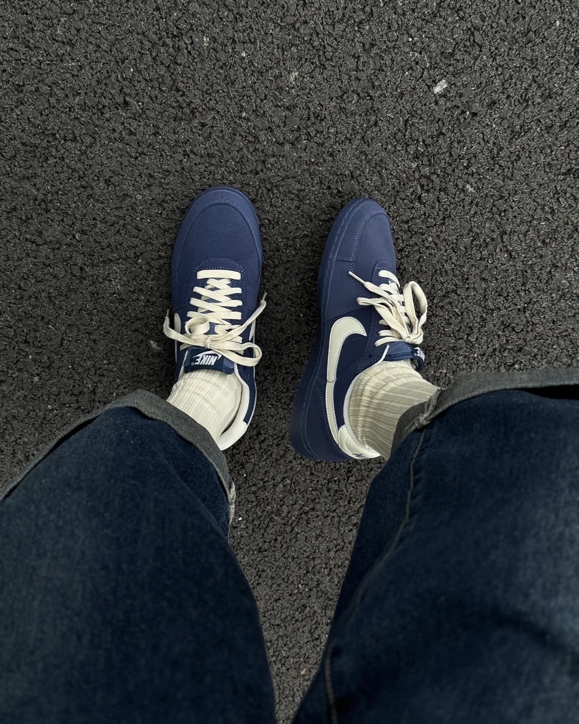 <藍色是你最愛的顏色>Nike Field General 復古 板鞋 麂皮 藍色