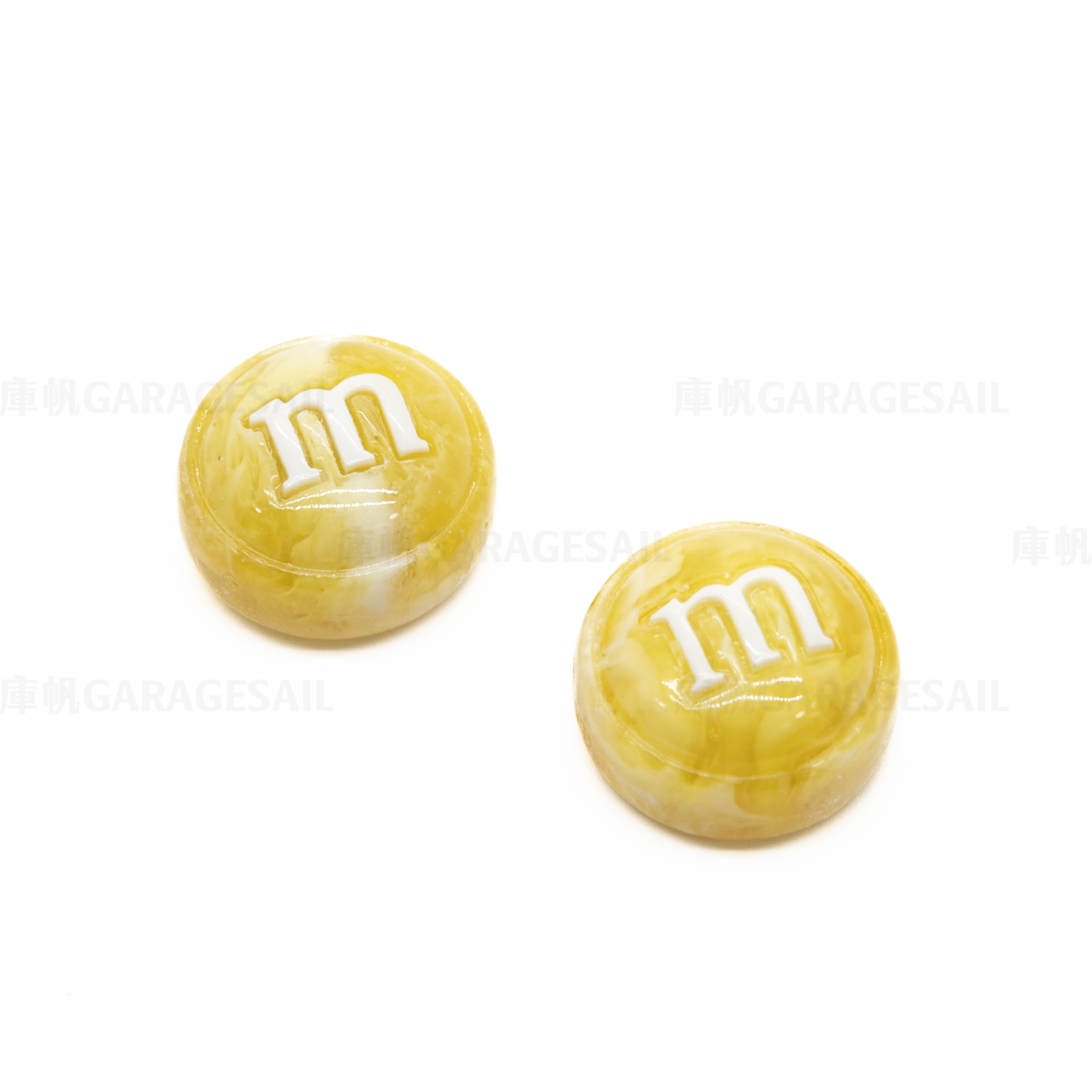 氣嘴蓋 MM巧克力 - 黃