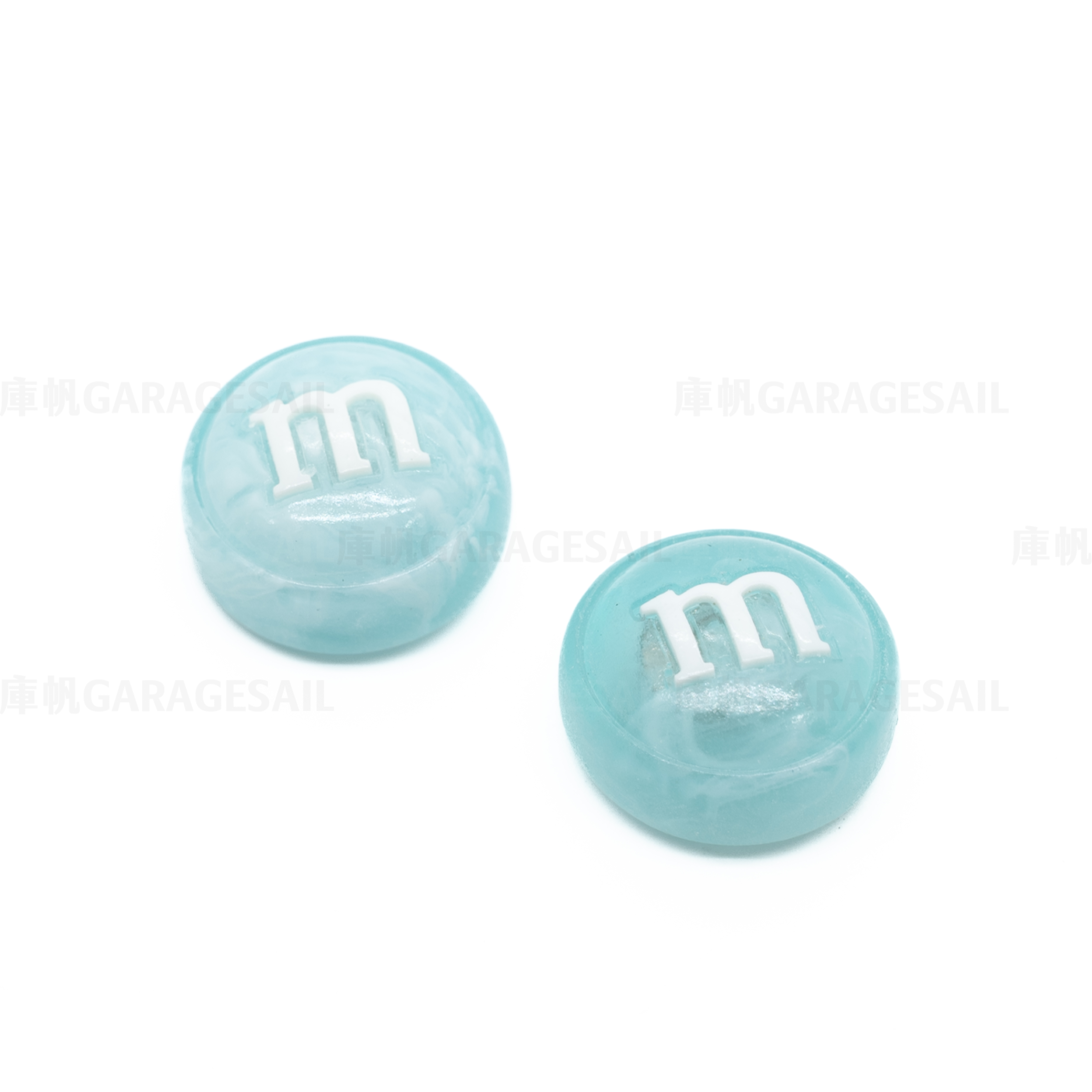 氣嘴蓋 MM巧克力 - 藍