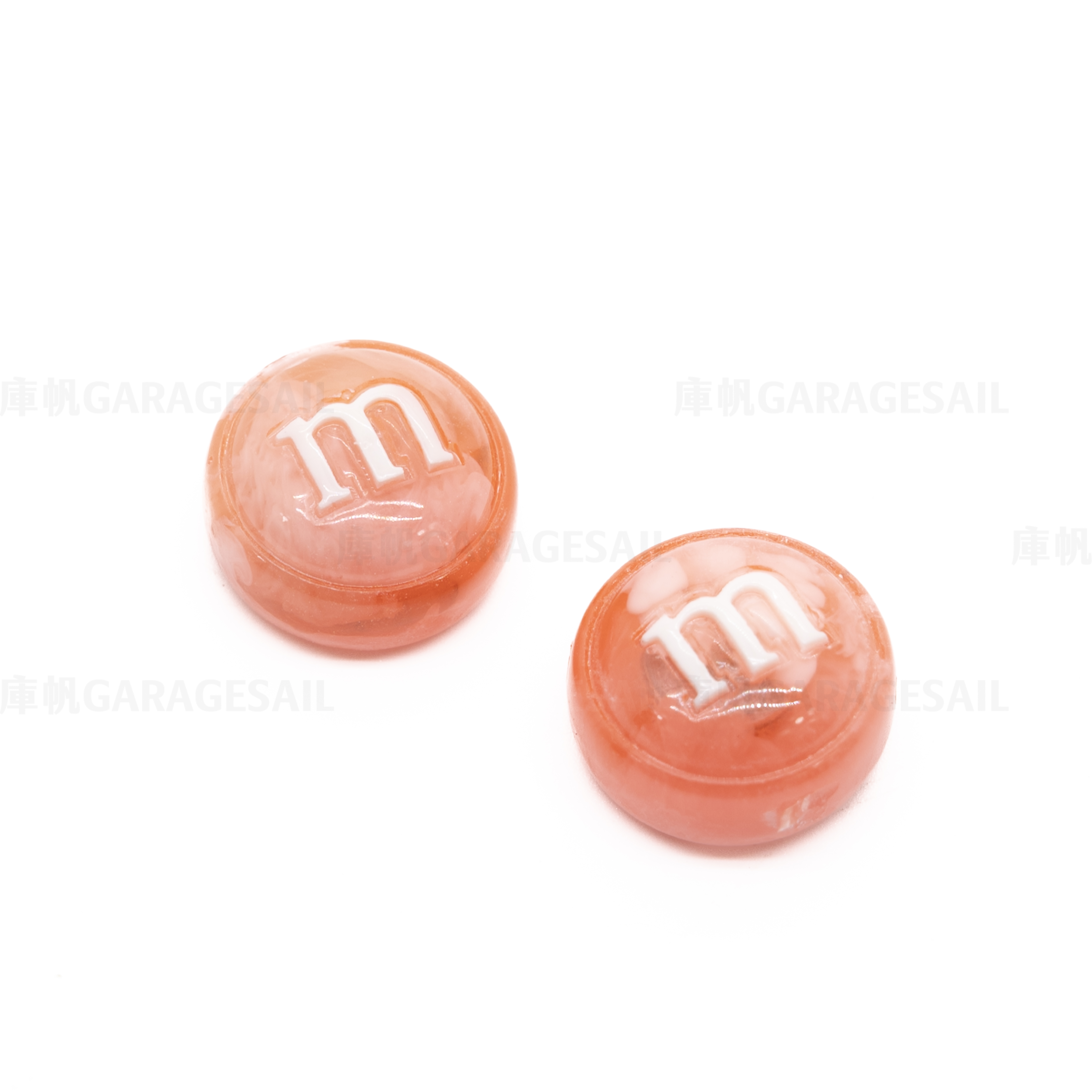 氣嘴蓋 MM巧克力 - 橘