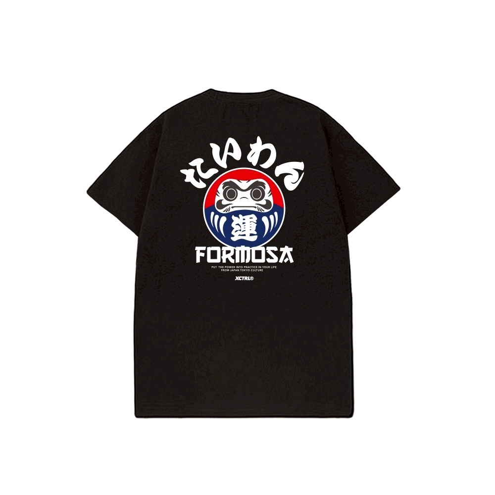XCTRL 台灣達摩短T-黑