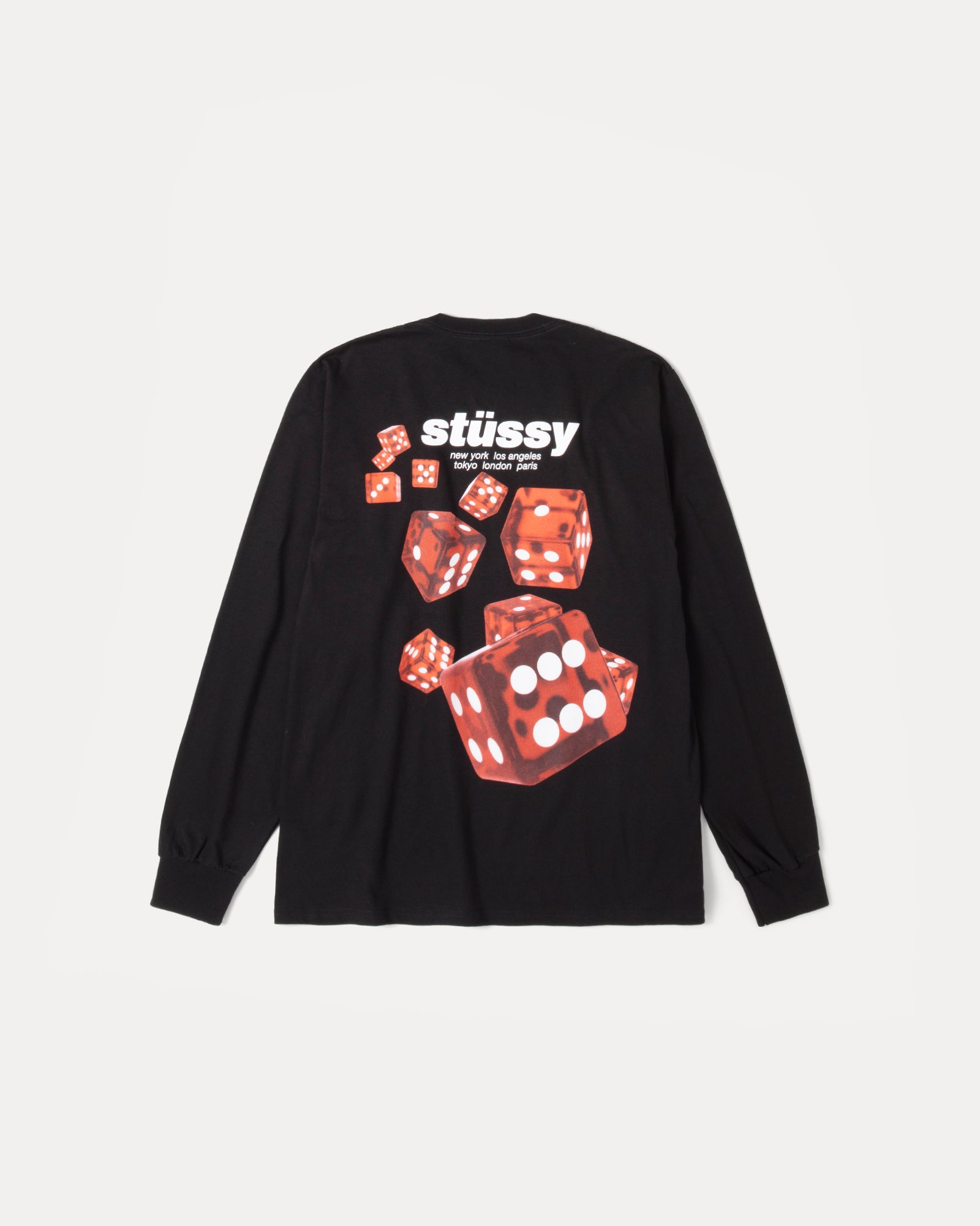 2025AW STUSSY ROLLERS LS TEE 背後 彩色 骰子 字體 LOGO 長T 現貨 1995160