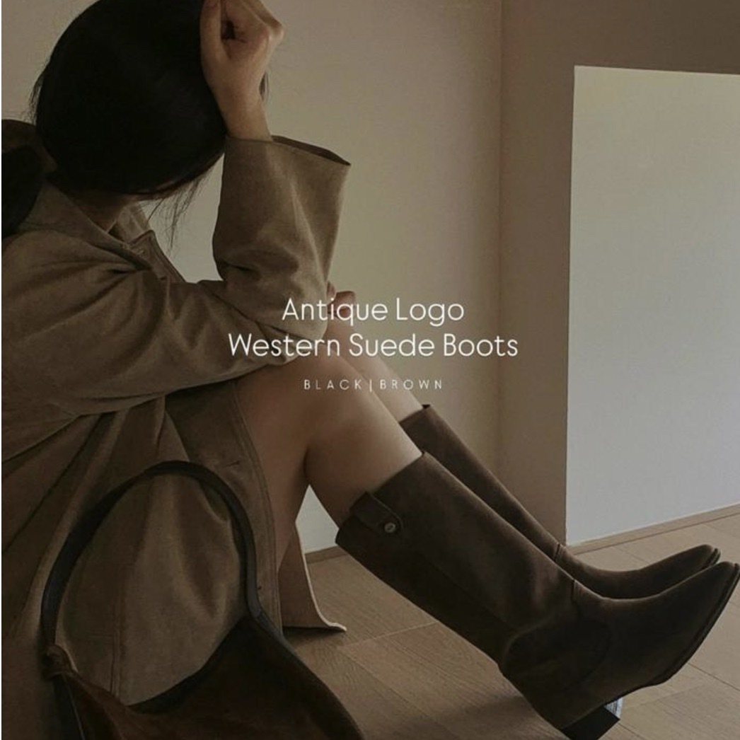 Sketch in Love 時髦麂皮西部靴 / 2色 (MOM)