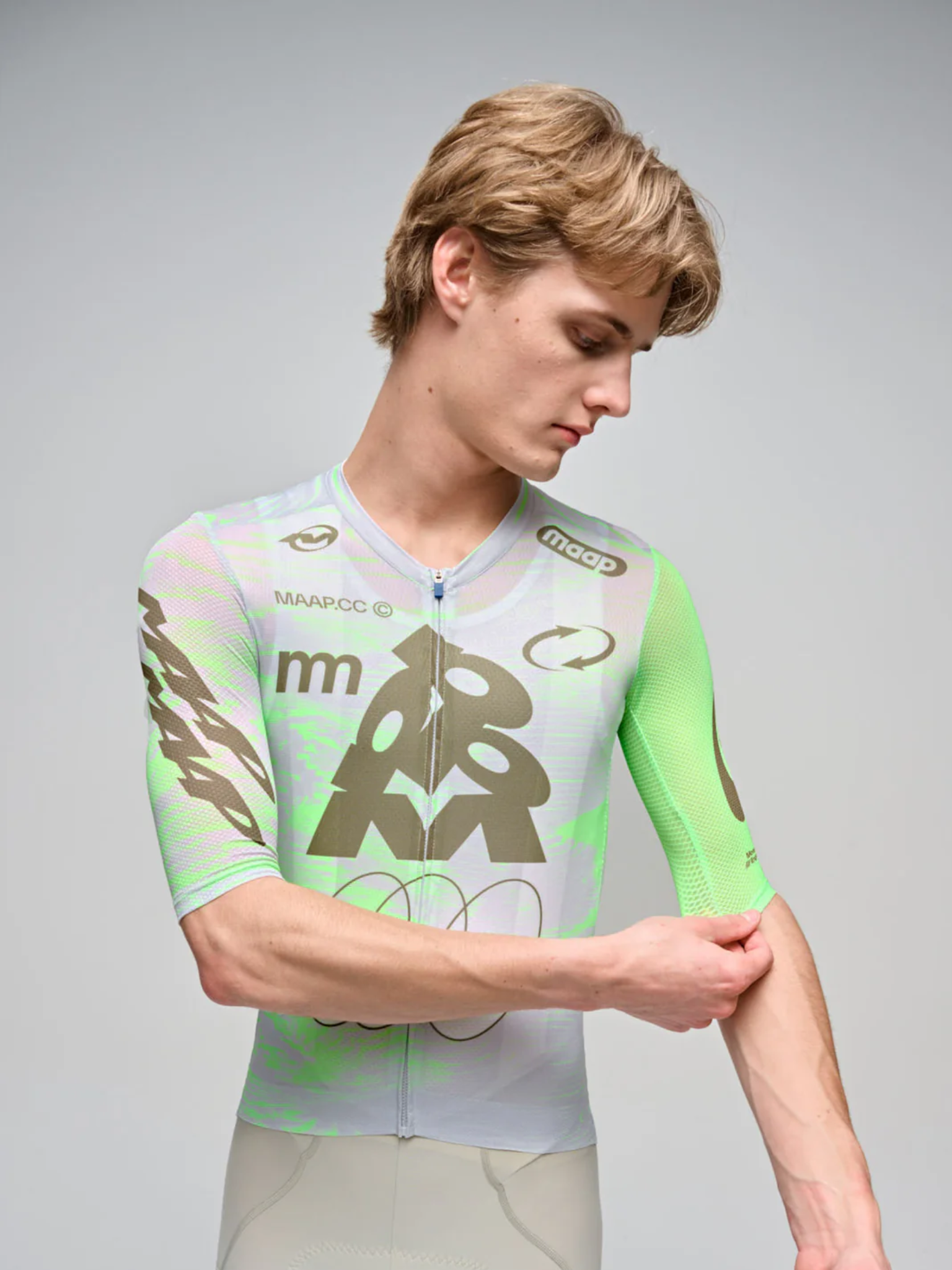 【MAAP】Chroma Pro Air Jersey 男短車衣 / Lime Crush