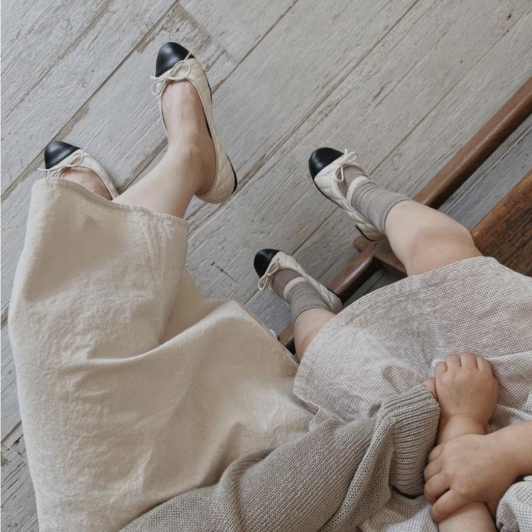 Sketch in Love 小香菱紋親子娃娃鞋 / 2色