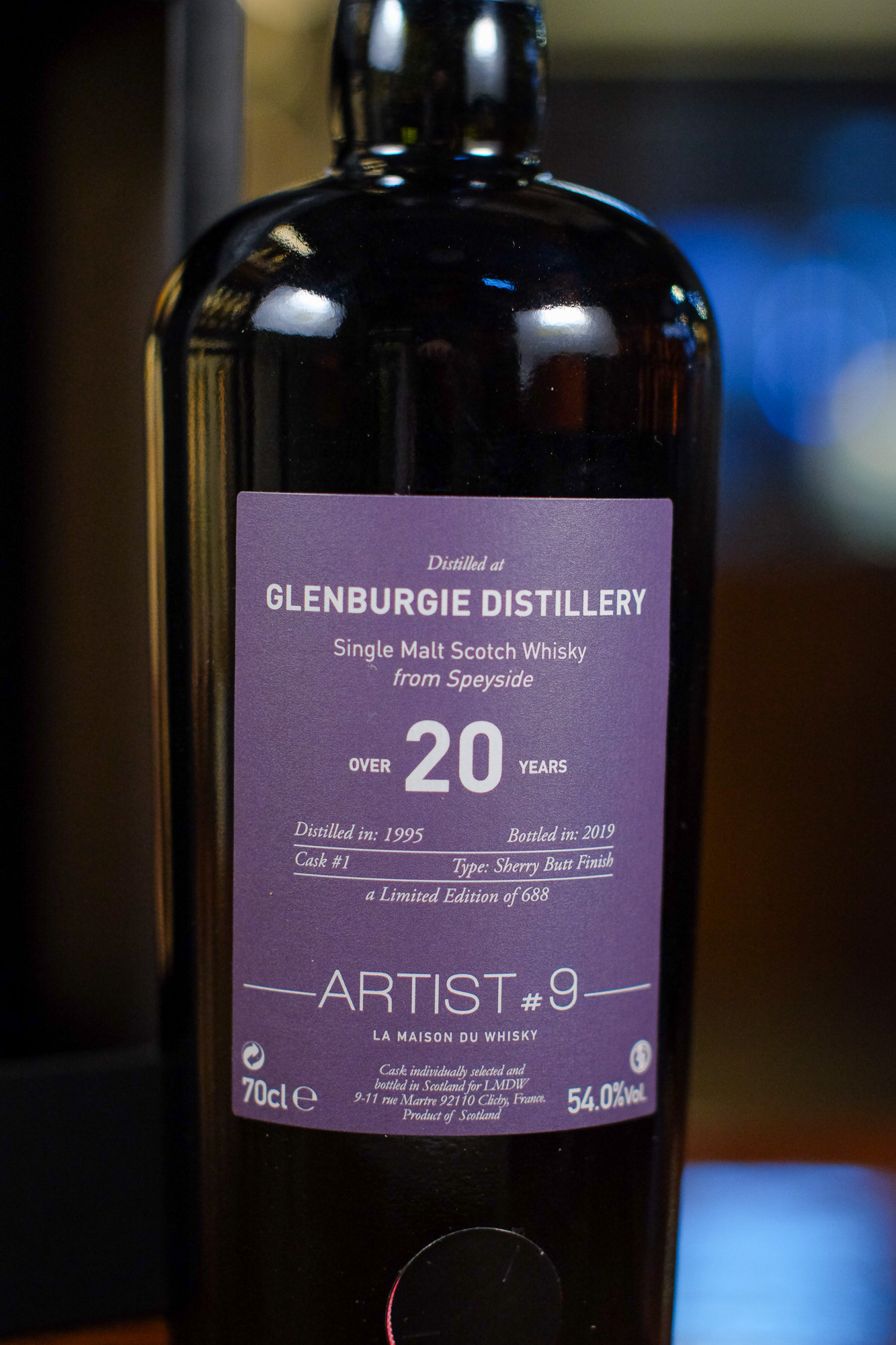 Glenburgie 1995/2019 Over 20YO Sherry Butt Finish 54% La Maison Du Whisky - Artist #9
